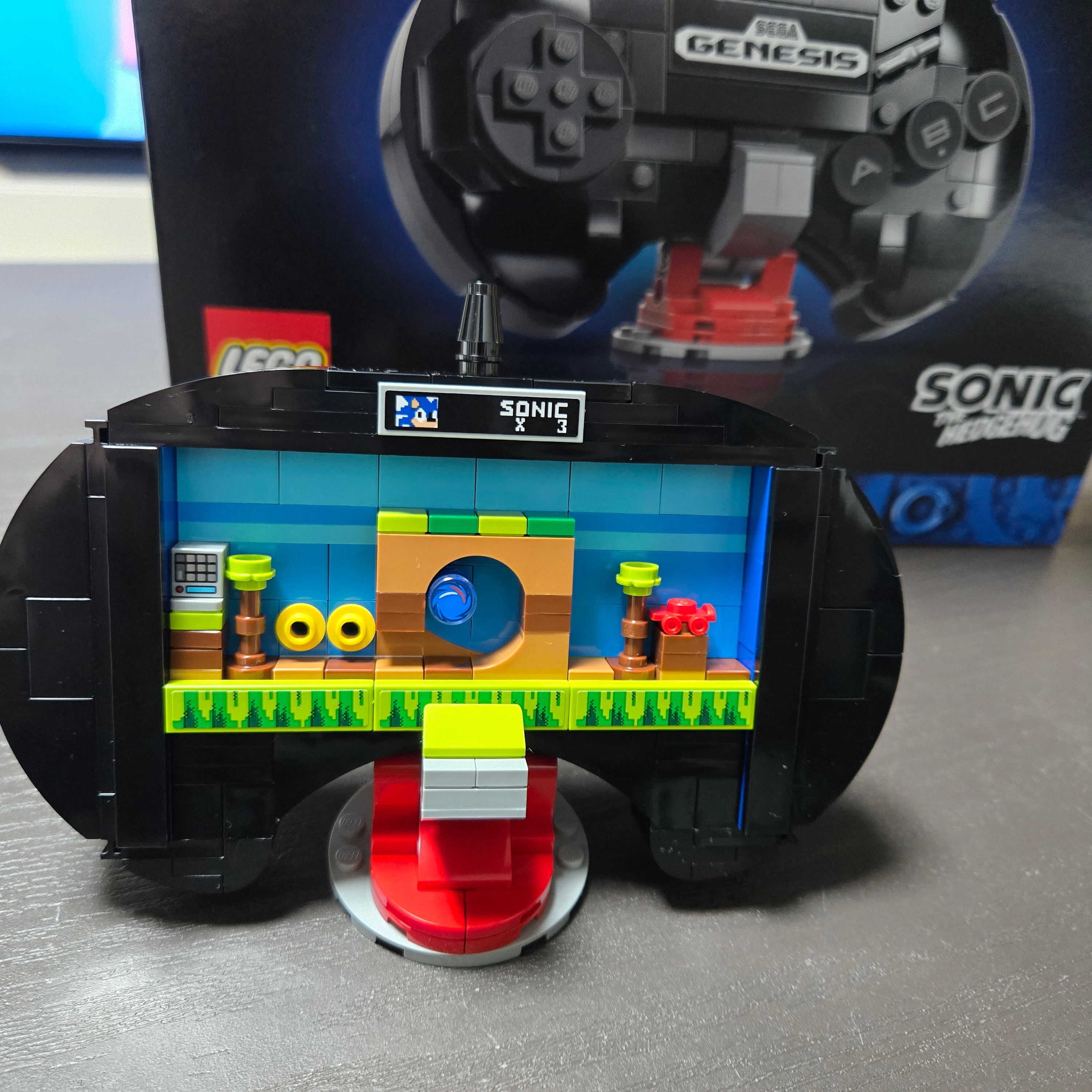 Lego Sonic The Hedgehog Sega Genesis Controller 착용 스타일 - 2
