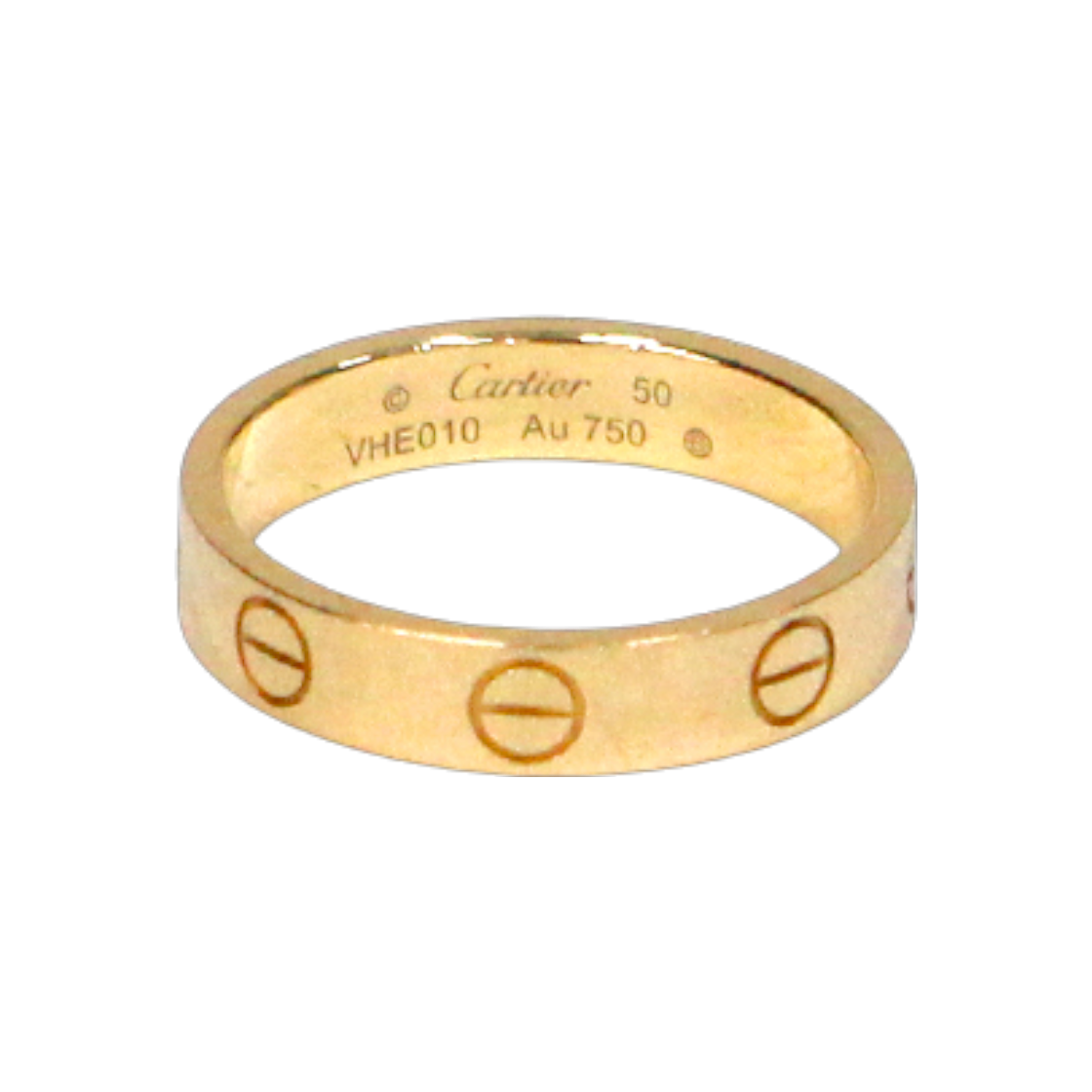 ITUJ9E2QTLR7 Cartier 50 Size 18K Gold Small Love Ring D-B41440