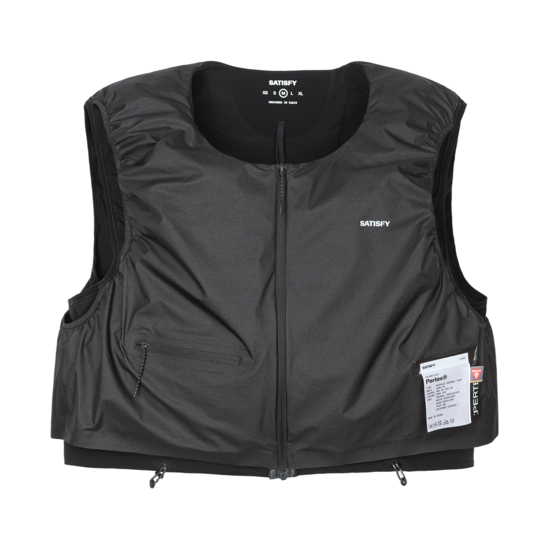 새티스파이 퍼텍스 모듈러 써멀 베스트 블랙(Satisfy Pertex Modular Thermal Vest Black)