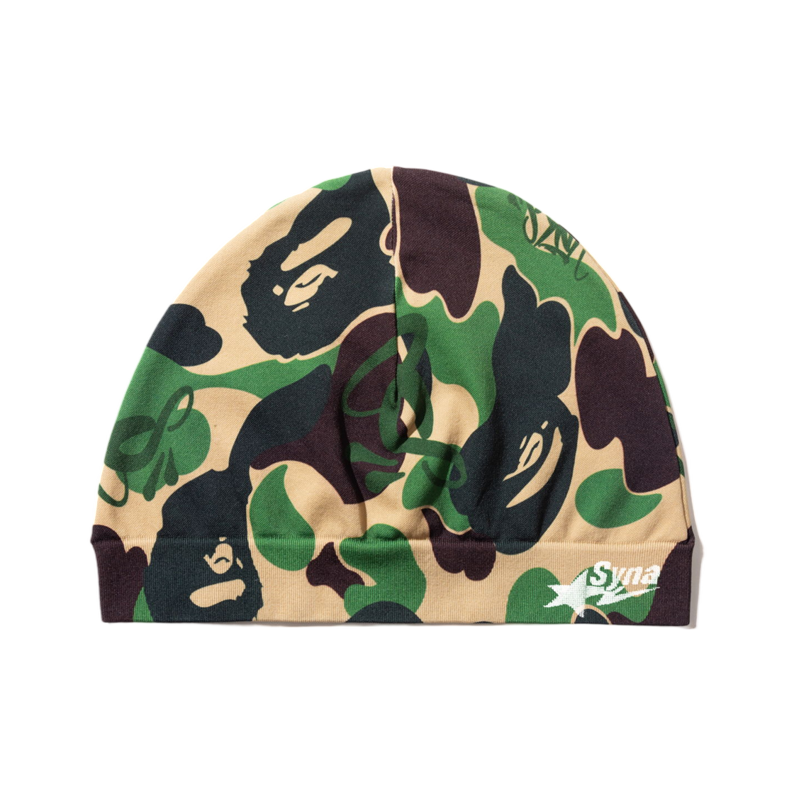 베이프 x 스포티파이 x 시나 월드 바이 센트럴 씨 ABC 카모 스컬 캡 그린(BAPE x Spotify x SYNA World By Central Cee ABC Camo Skull Cap Green)