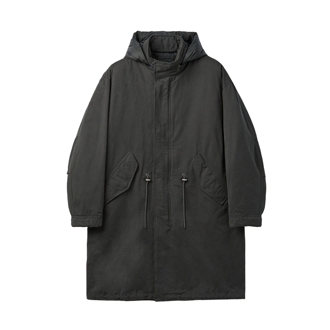 CWUAW25772GYD Customellow Hood Liner Field Coat Dark Gray