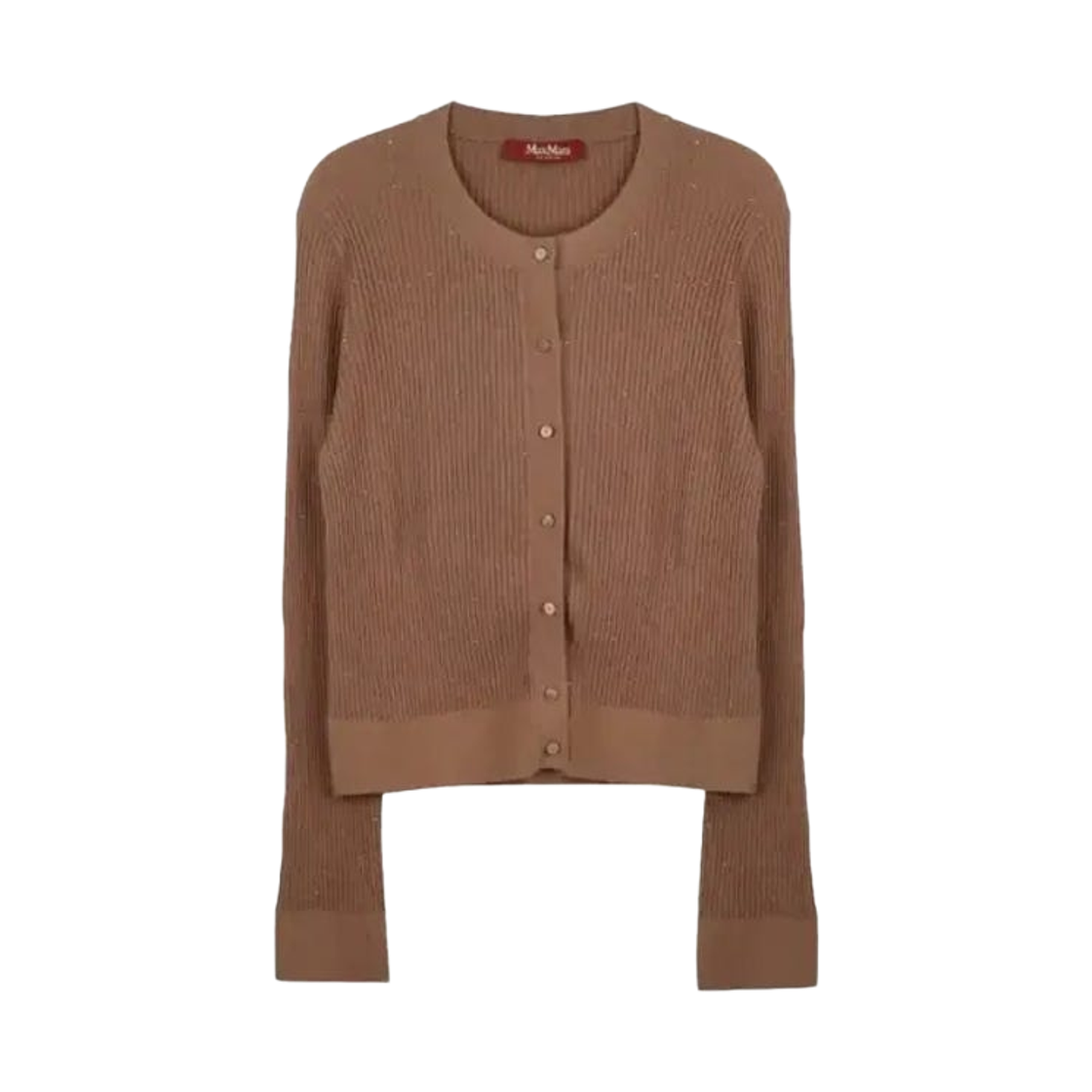 RIBERA-005 (W) Max Mara Studio Ribera Wool Cardigan Camel