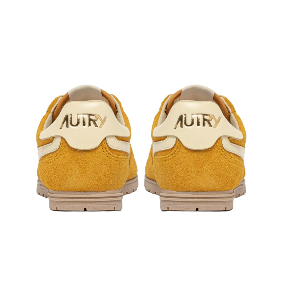 오트리 윈드스핀 스웨이드 레더 스니커즈 미네랄 옐로우 루타바가(Autry Windspin Suede Leather Sneakers Mineral Yellow Rutabaga) - 3
