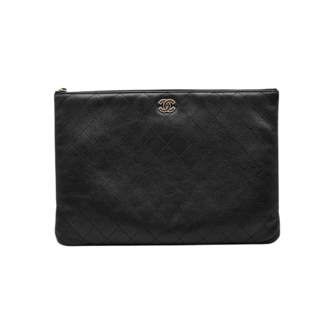 IT5VNNEOSHFI Chanel Logo Large Clutch
