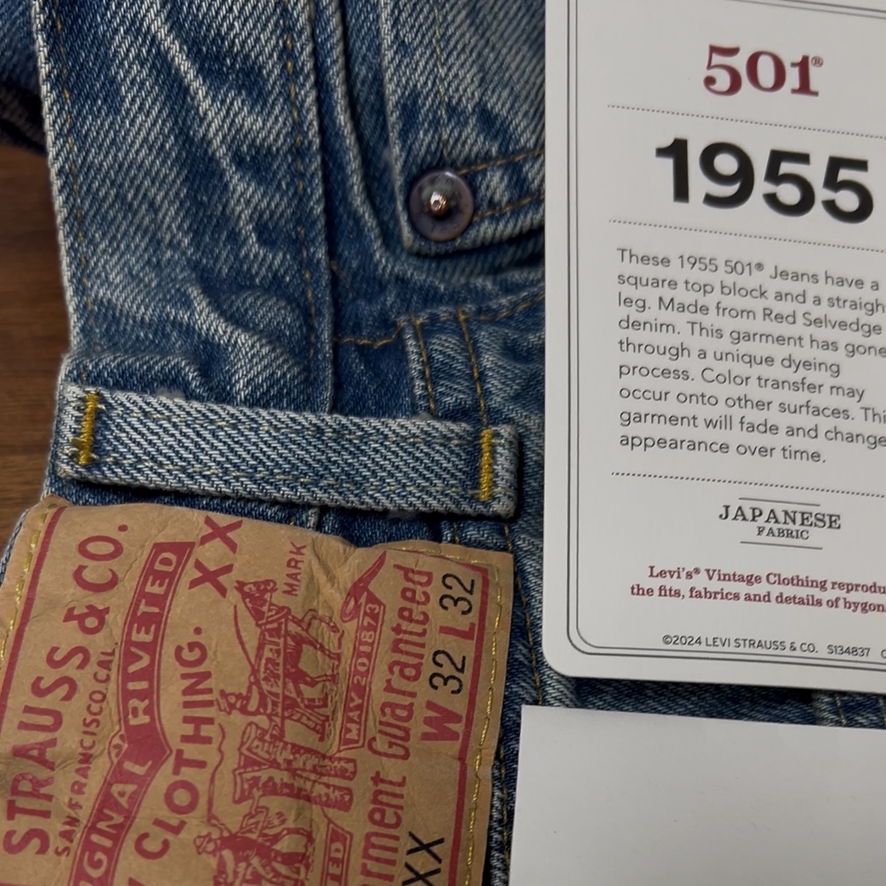 LVC 1954 501 Rigid Cotton Jean Dark Indigo, Levi's LVC 1947 501 Jeans Medium Indigo 착용 스타일 - 5