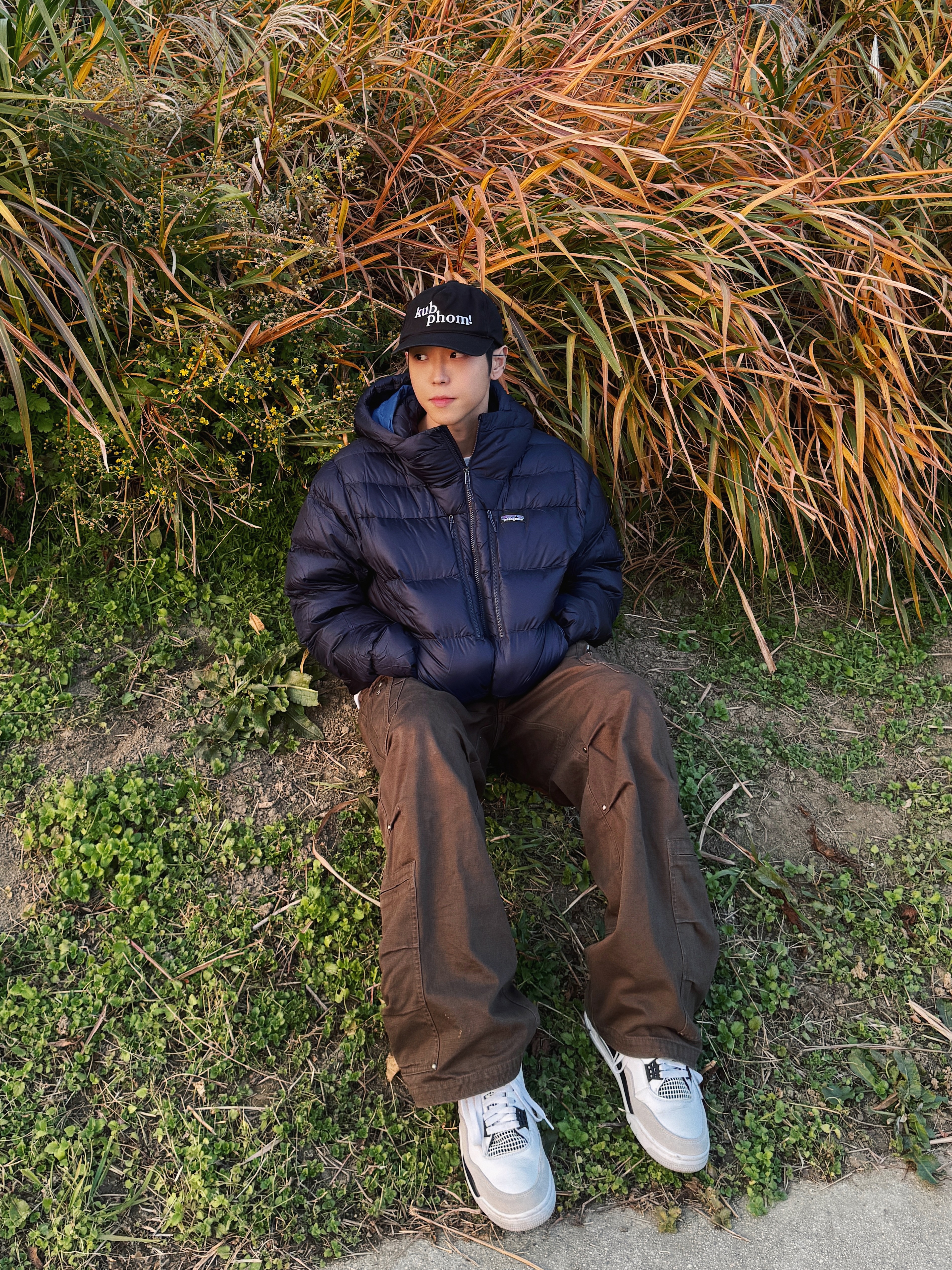 Vacant Archive Unisex Nova Carpenter Pants Khaki, Vacant Archive Prix Straight Work-Pants Khaki 착용 스타일 - 1