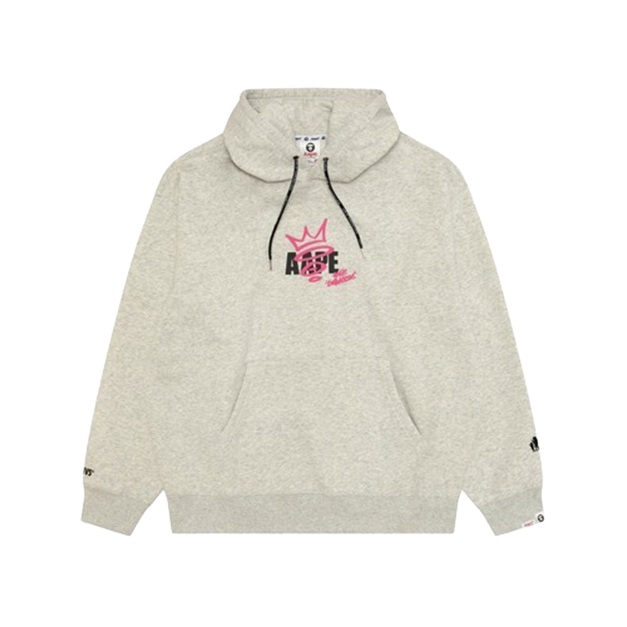 에이프 베이직 후디 헤더 화이트 - 26SS(AAPE Basic Hoodie Heather White - 26SS)