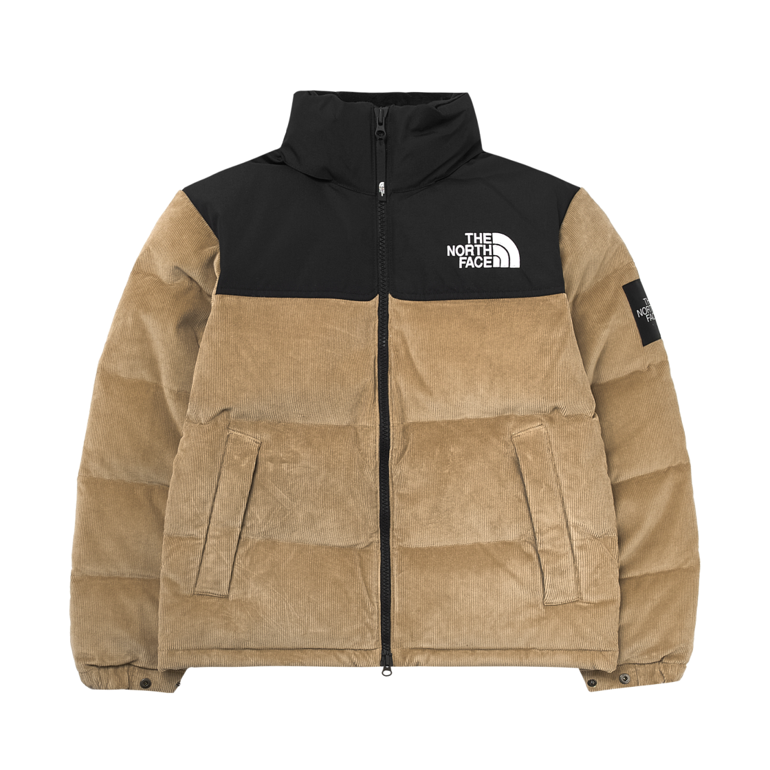 노스페이스 화이트 라벨 코듀로이 눕시 다운 자켓 베이지(The North Face White Label Corduroy Nuptse Down Jacket Beige) - 1