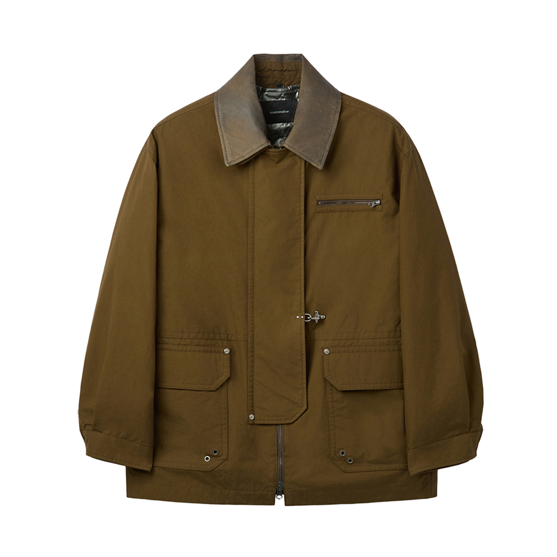 CWUAW25712BRX Customellow Millerain Fireman Jacket Brown