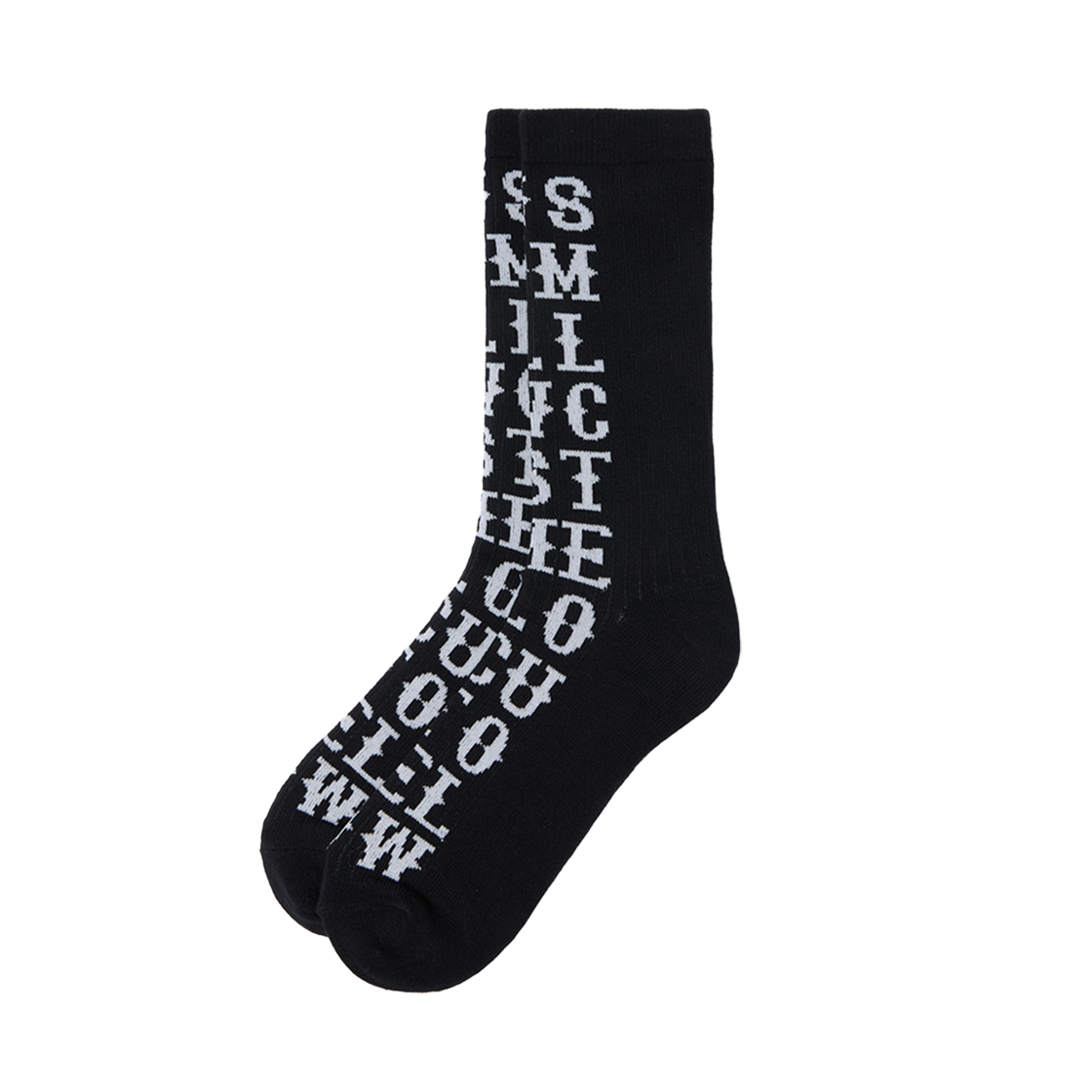 CALAX25522BKX Customellow Graphic Socks Black