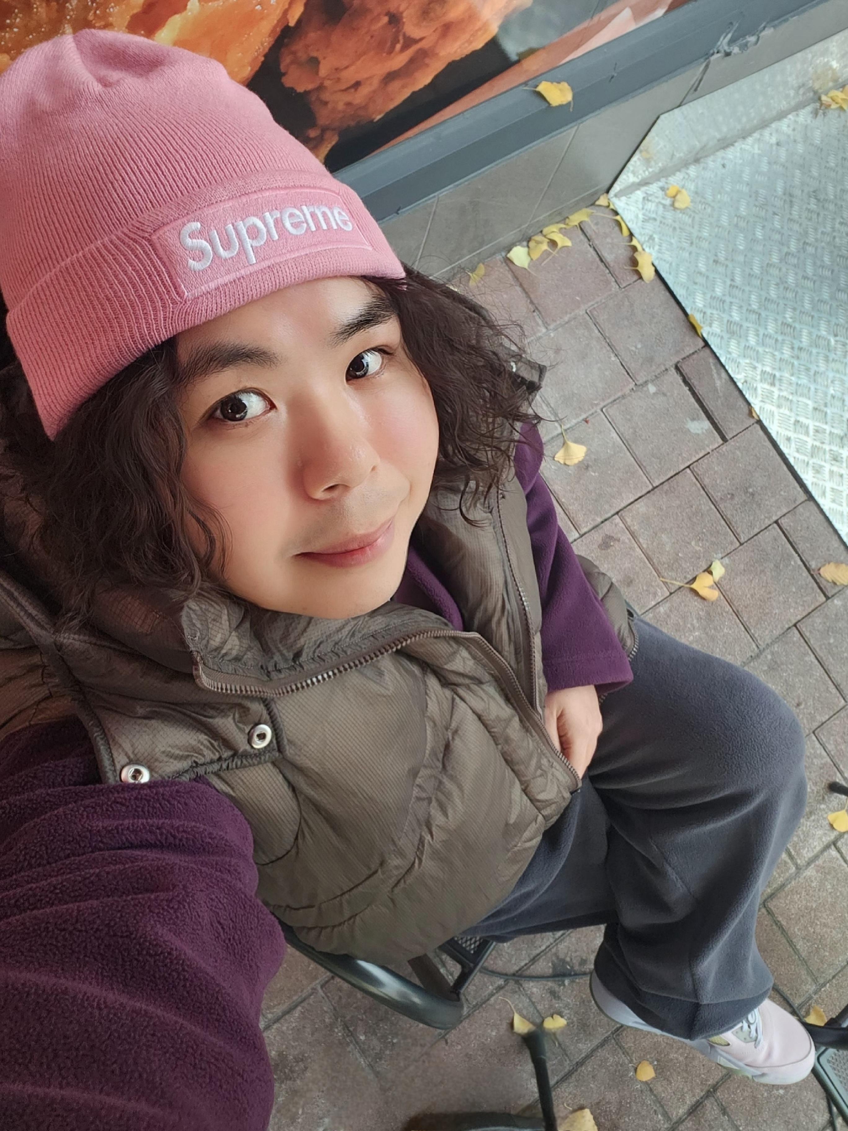 Jordan 5 Retro SE Regal Pink, Uniqlo x Needles Fleece Wide Pants Longer Length Dark Gray - KR 착용 스타일 - 2