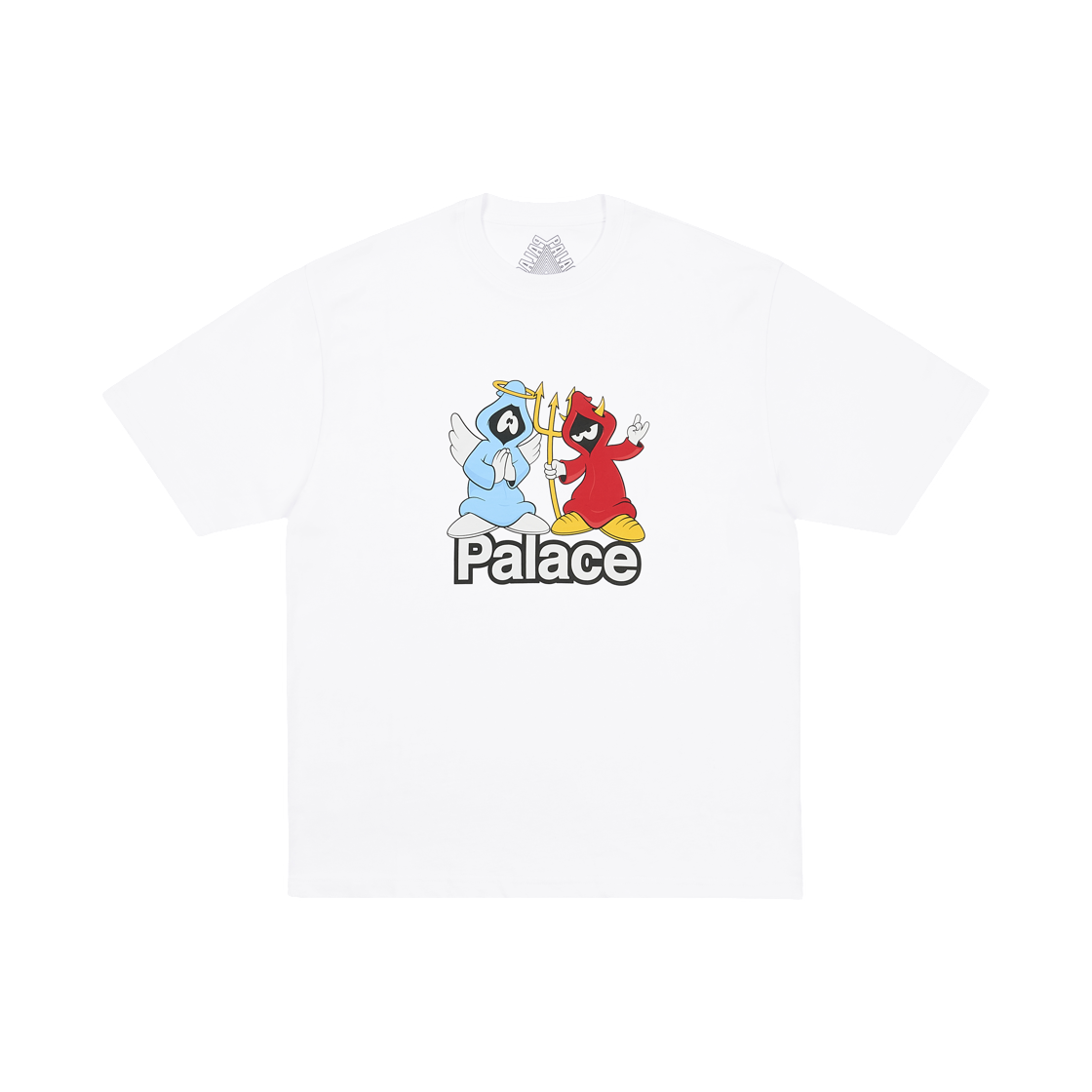 - Palace Right And Wrong T-Shirt White - 25FW