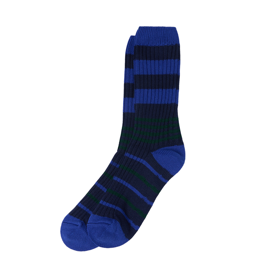 커스텀멜로우 스트라이프 삭스 블루(Customellow Stripe Socks Blue)
