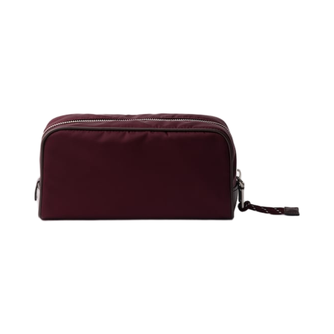 프라다 스피드락 리나일론 앤 레더 파우치 버건디(Prada Speedrock Re-Nylon and Leather Pouch Burgundy) - 2