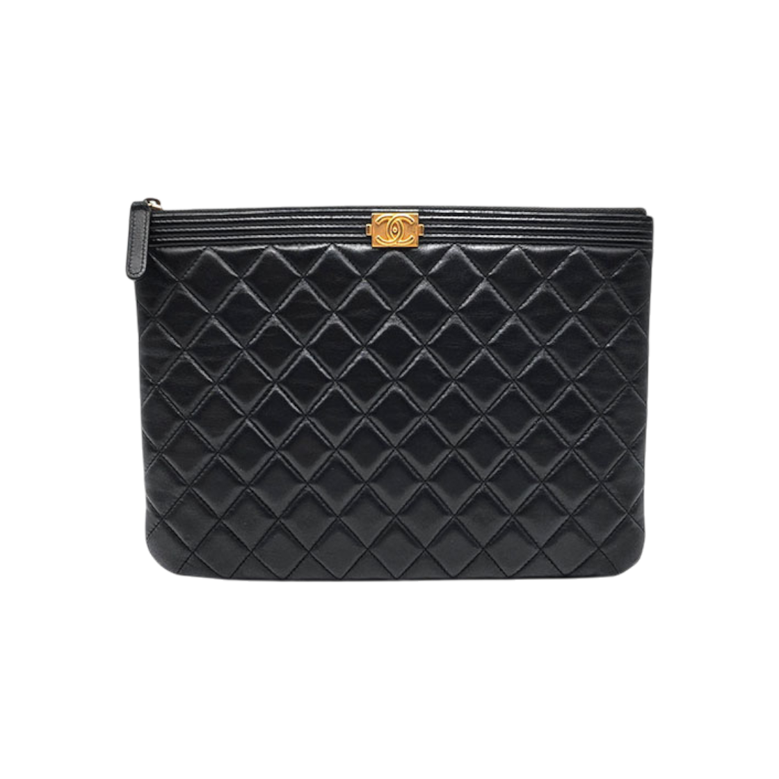 샤넬 램스킨 보이 클러치 뉴미듐 L287662(Chanel Lambskin Boy Clutch New Medium L287662) - 1