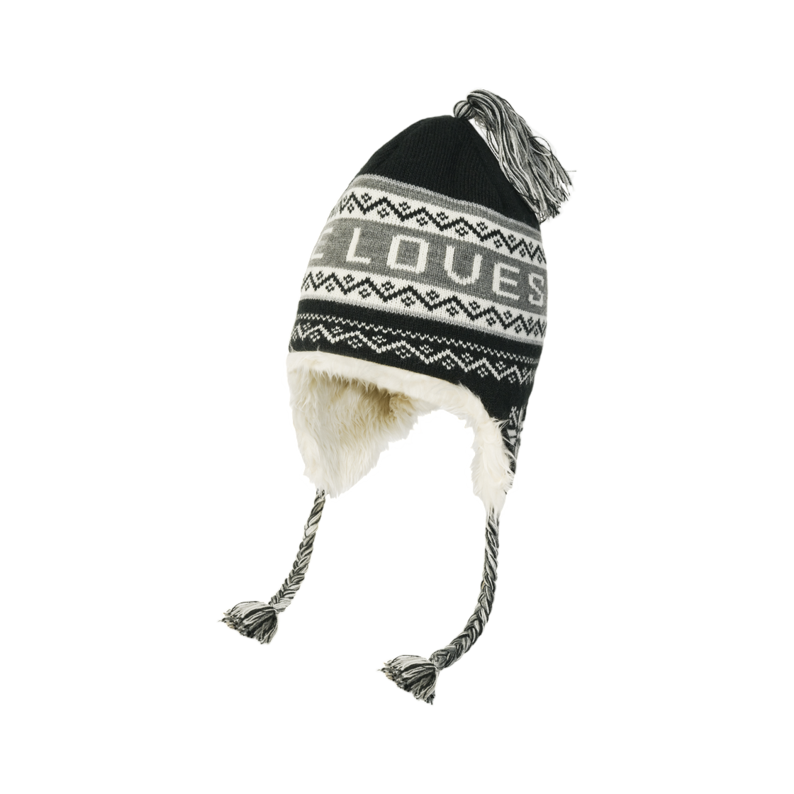 팔라스 러브스 미 페루비안 비니 블랙 - 25FW