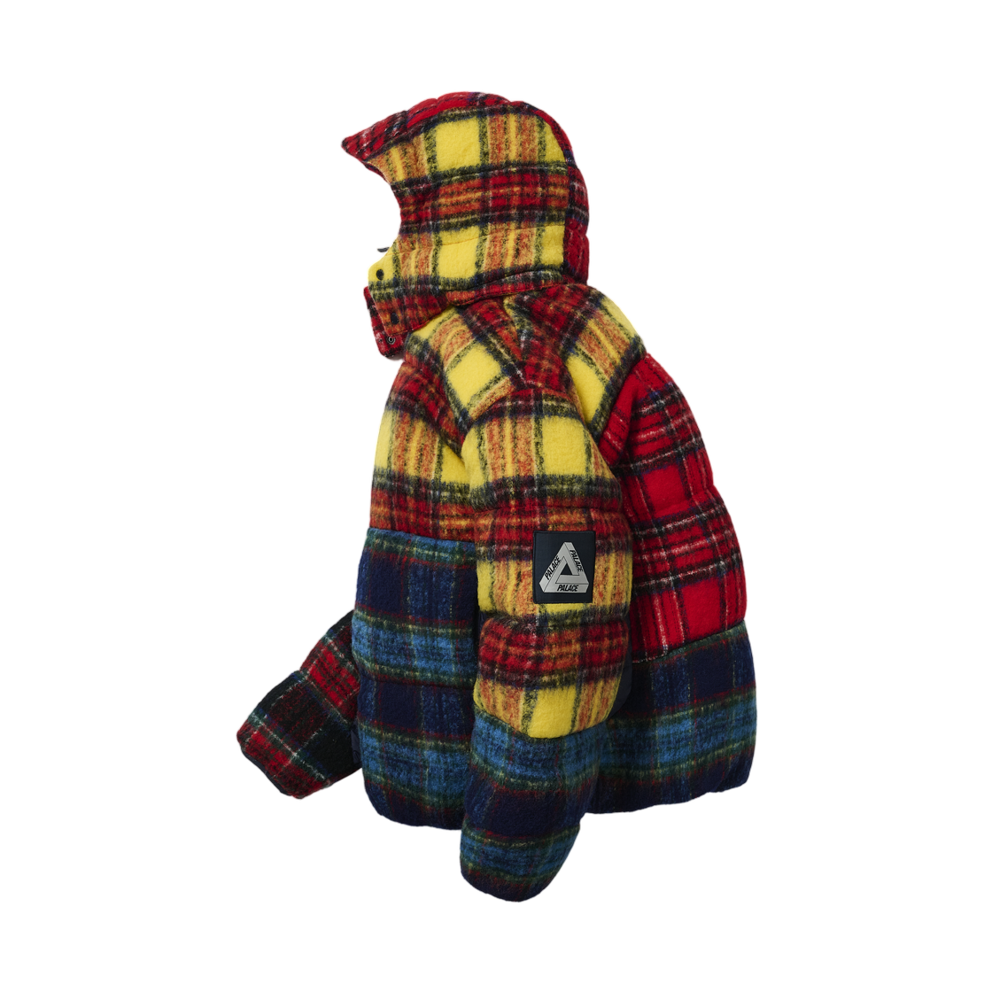 팔라스 모헤어 울 푸파 자켓 패치워크 - 25FW(Palace Mohair Wool Puffa Jacket Patchwork - 25FW) - 4