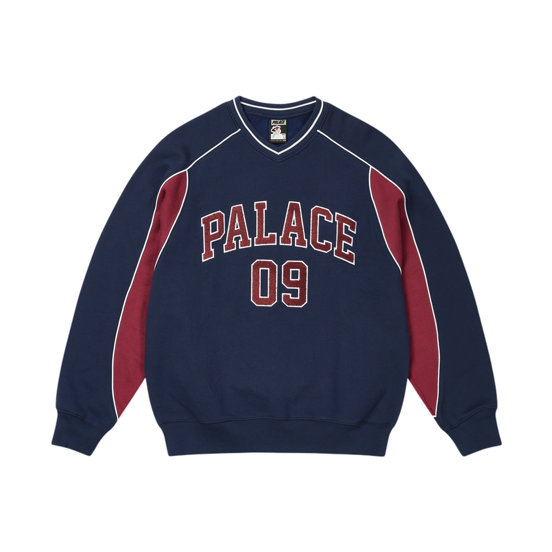 - Palace 09 Crew Navy - 25FW