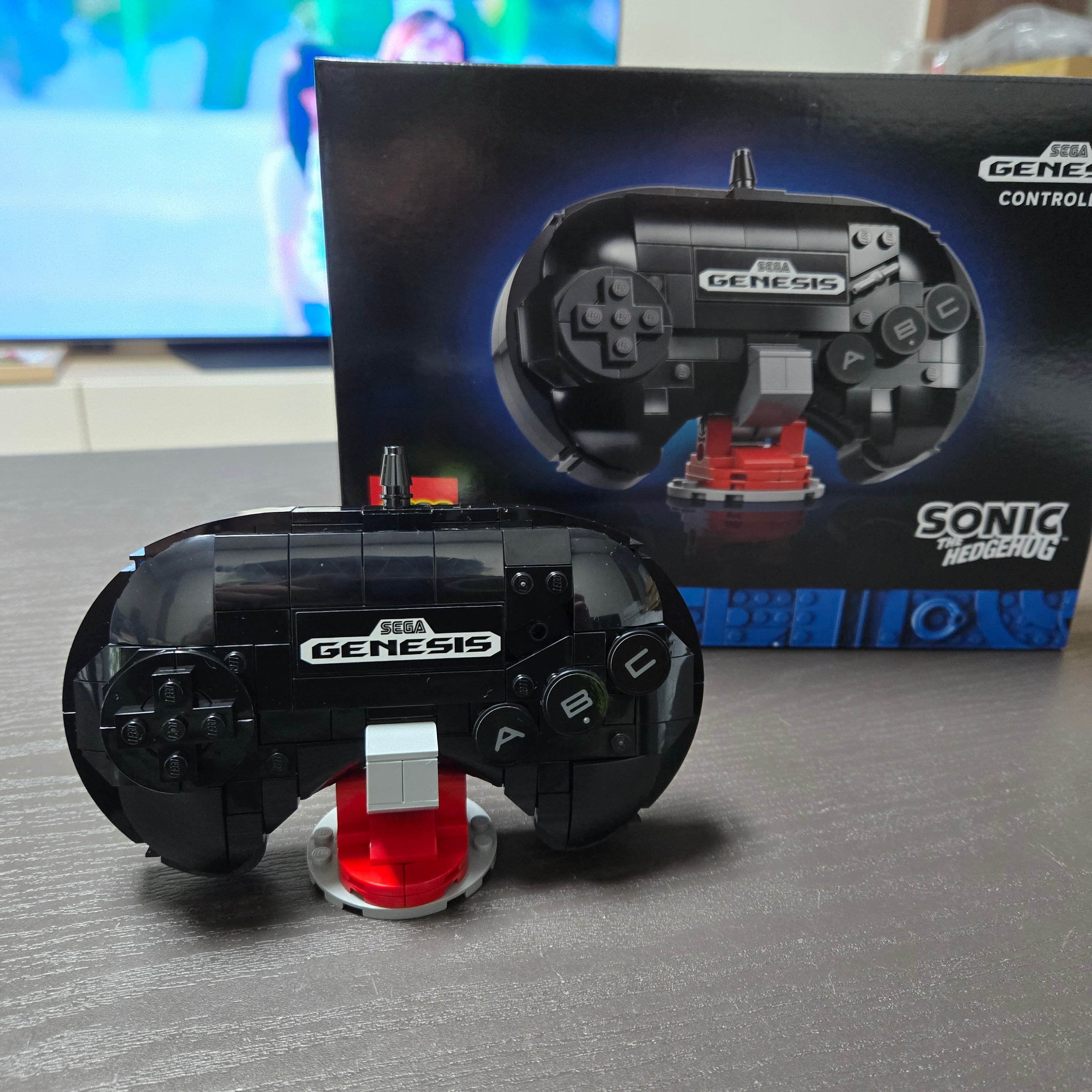 Lego Sonic The Hedgehog Sega Genesis Controller 착용 스타일 - 1