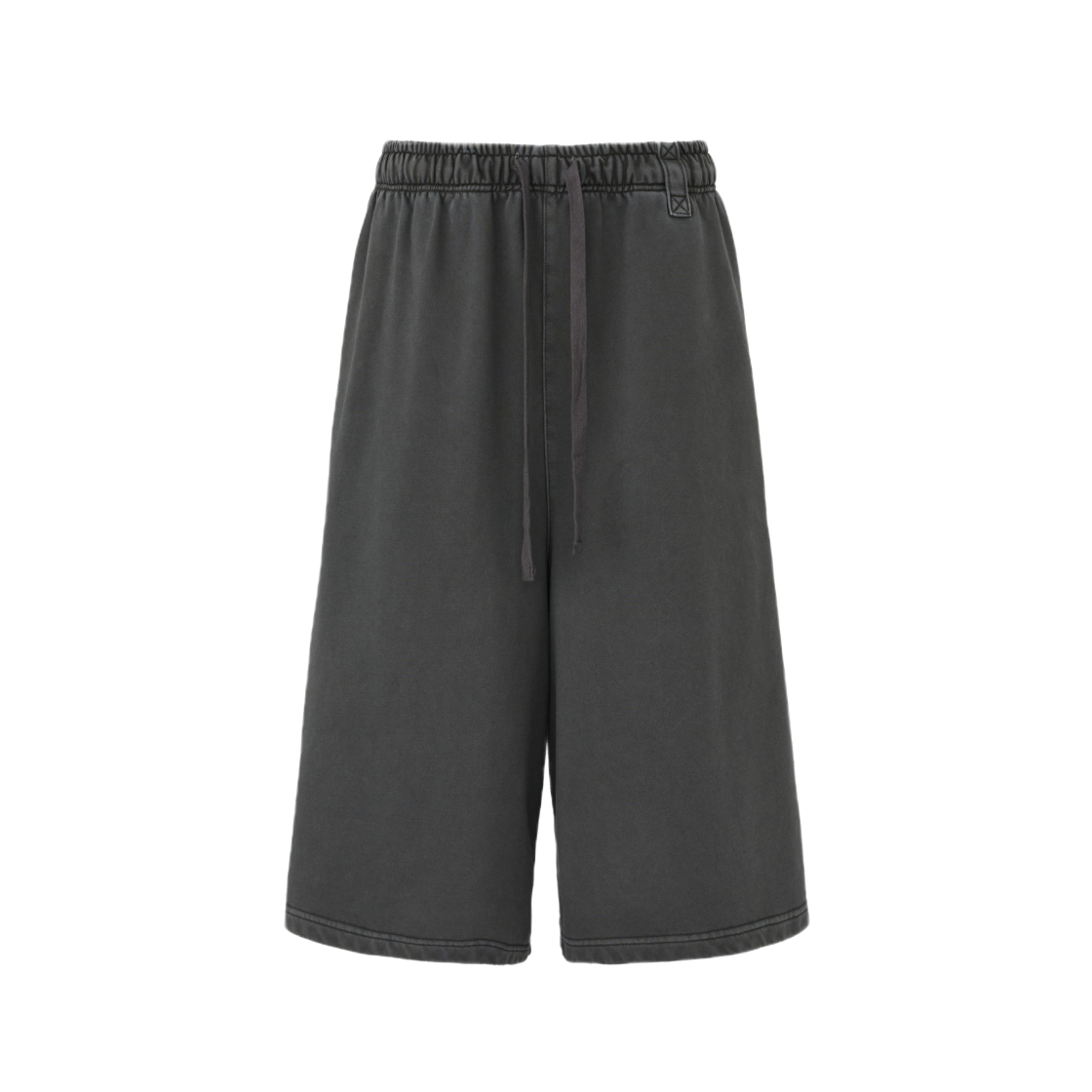 디파인 피그먼트 워싱 버뮤다 스웨트 팬츠 차콜(DEFINE Pigment Wash Bermuda Sweatpants Charcoal)