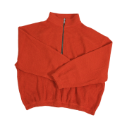 Nonnod Half Zip Knit Orange