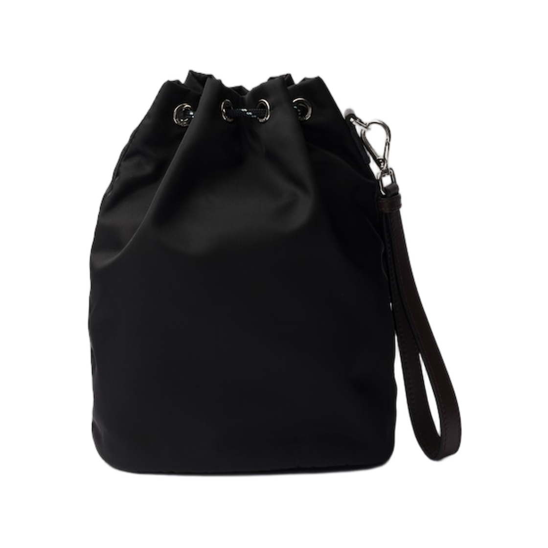 프라다 스피드락 리나일론 앤 레더 파우치 블랙(Prada Speedrock Re-Nylon and Leather Pouch Black) - 2