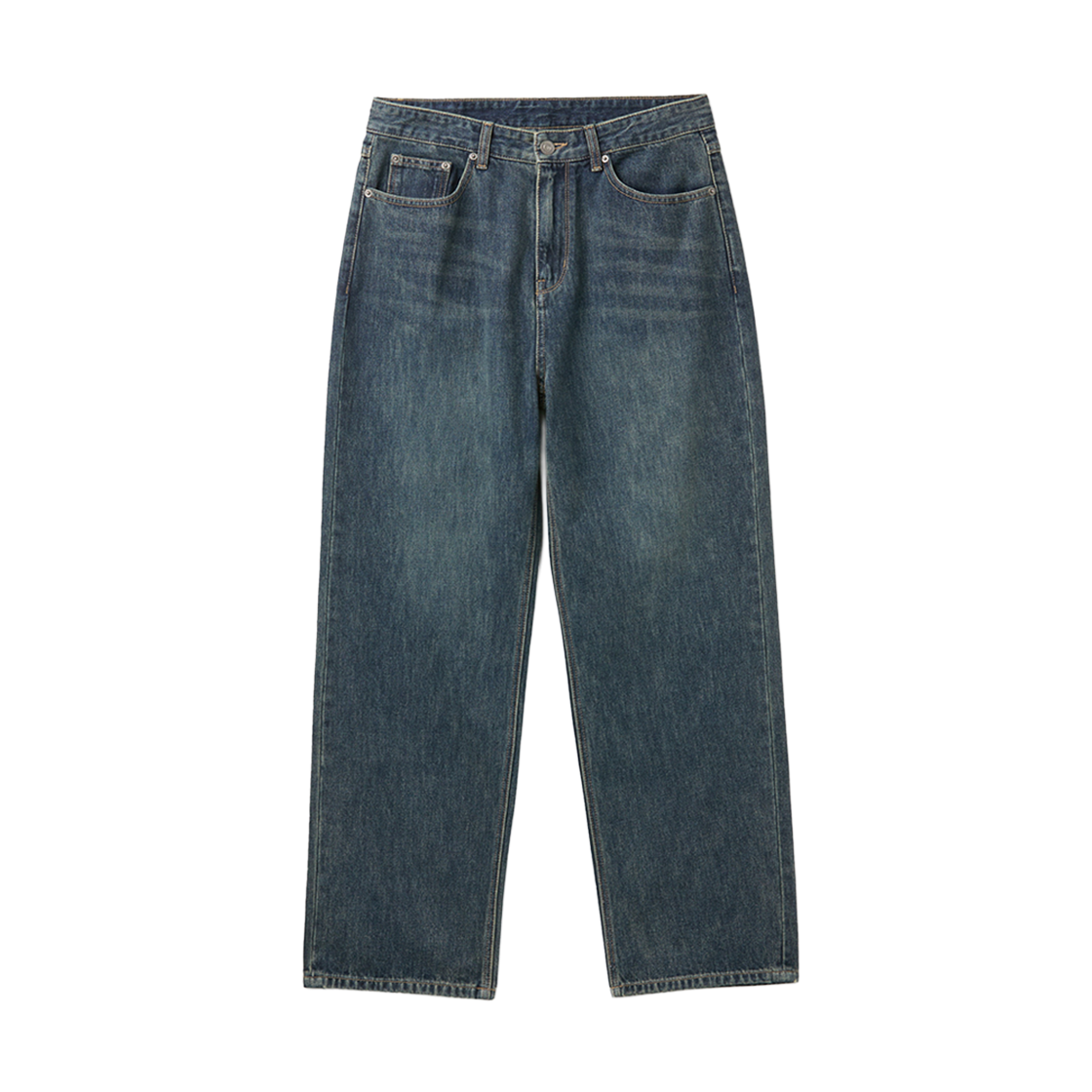 C9PAW25582BUX Customellow Straight Fit Jeans Blue