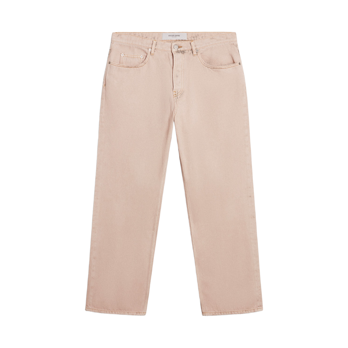 W) 골든구스 크리스탈 데코레이션 코튼 데님 팬츠 블랙 | Golden Goose | KREAM