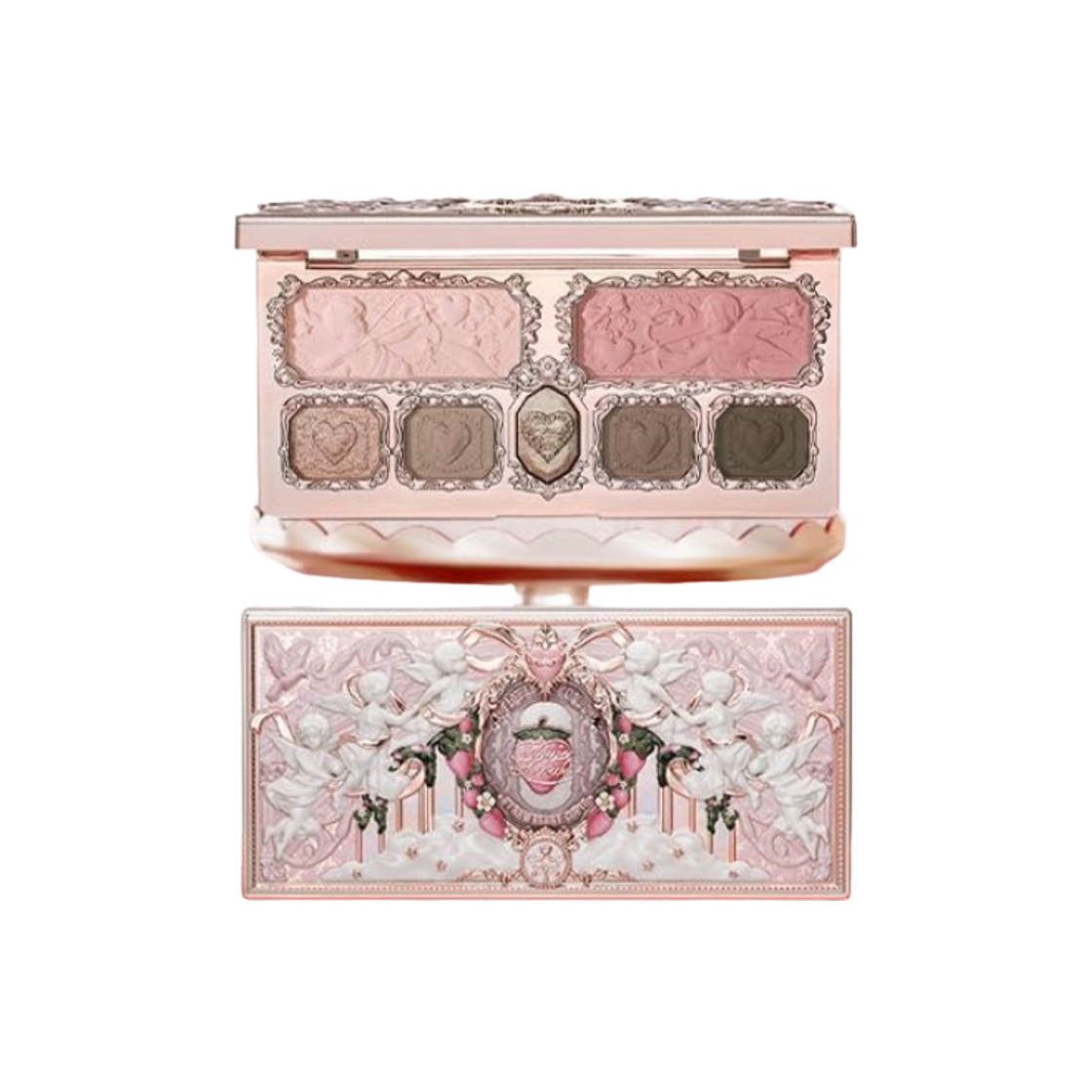 플라워노즈 스트로베리 큐피드 컬렉션 메이크업 팔레트 02 스트로베리 카시스(Flower Knows Strawberry Cupid Collection Makeup Palette 02 Strawberry Cassis)