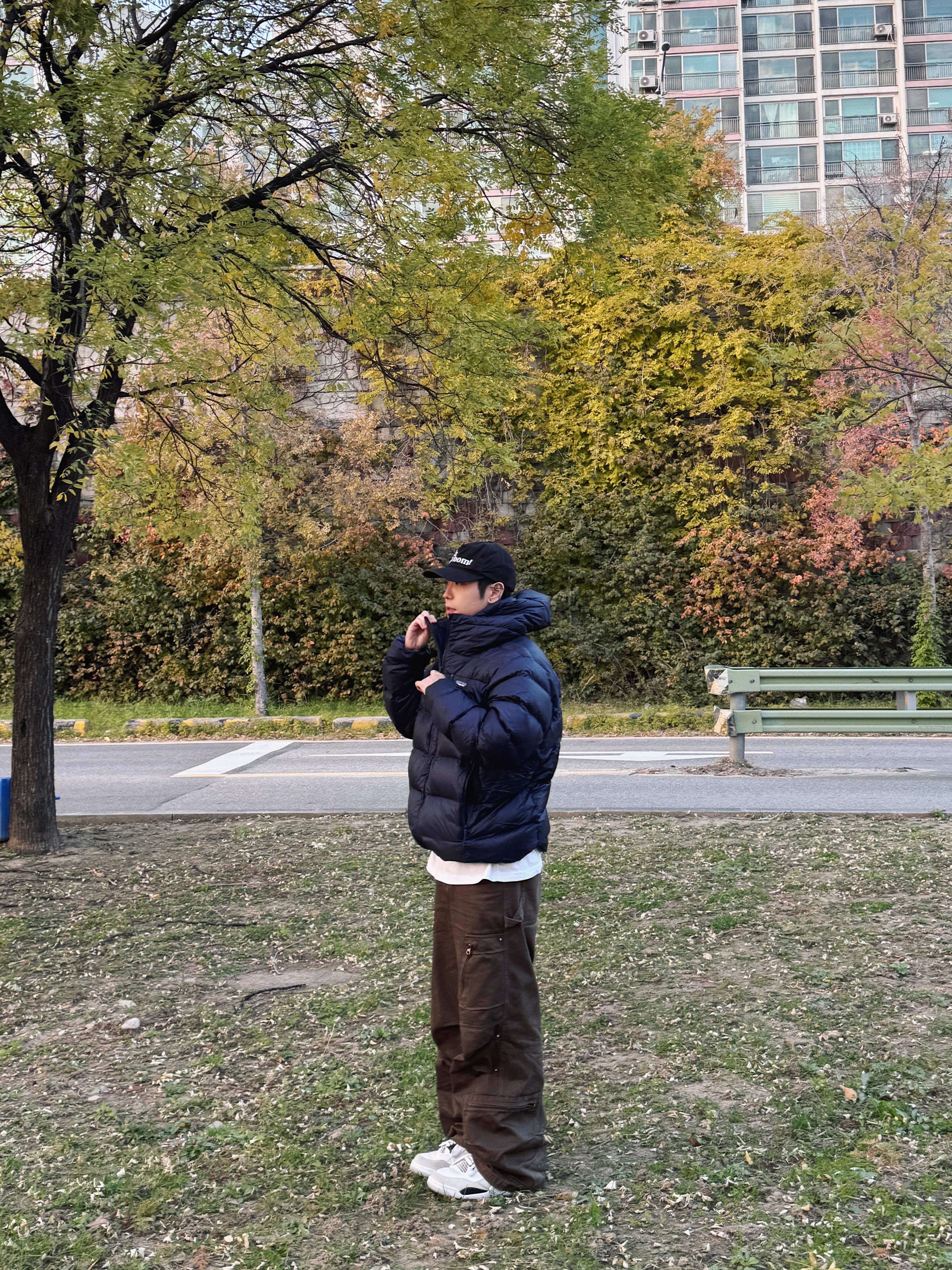 Vacant Archive Unisex Nova Carpenter Pants Khaki, Vacant Archive Prix Straight Work-Pants Khaki 착용 스타일 - 7