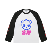Palace Kawaii Raglan Longsleeve White - 25FW