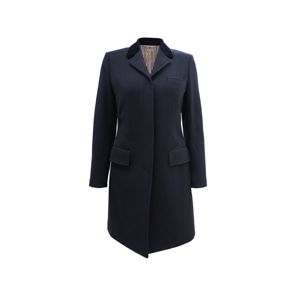 ITKB4VNI9JN3 Thom Browne Navy Coat F0C001A-00286415