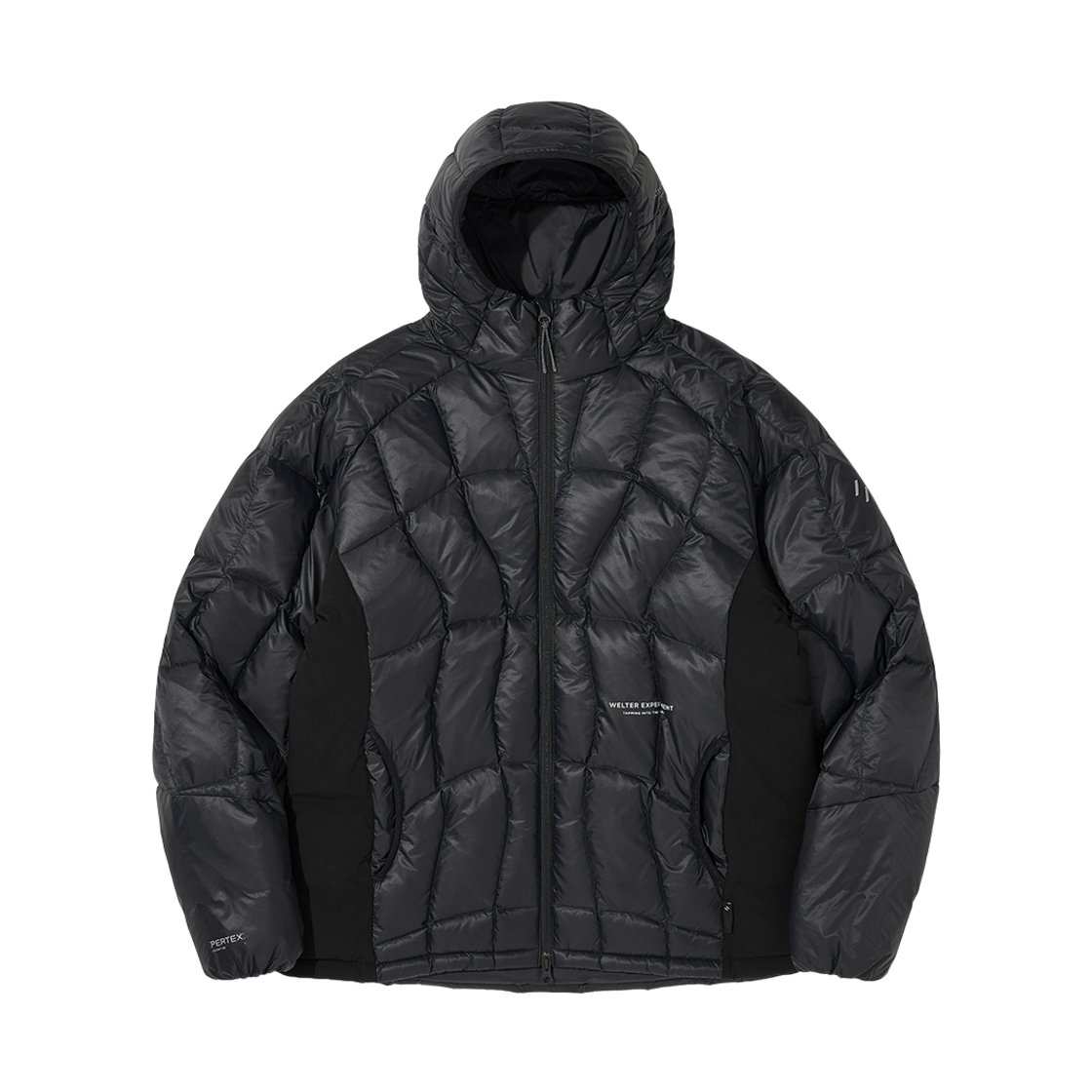 WBEWHD003BK WELTER EXPERIMENT Airquilt Midweight Pertex Down Jacket Black