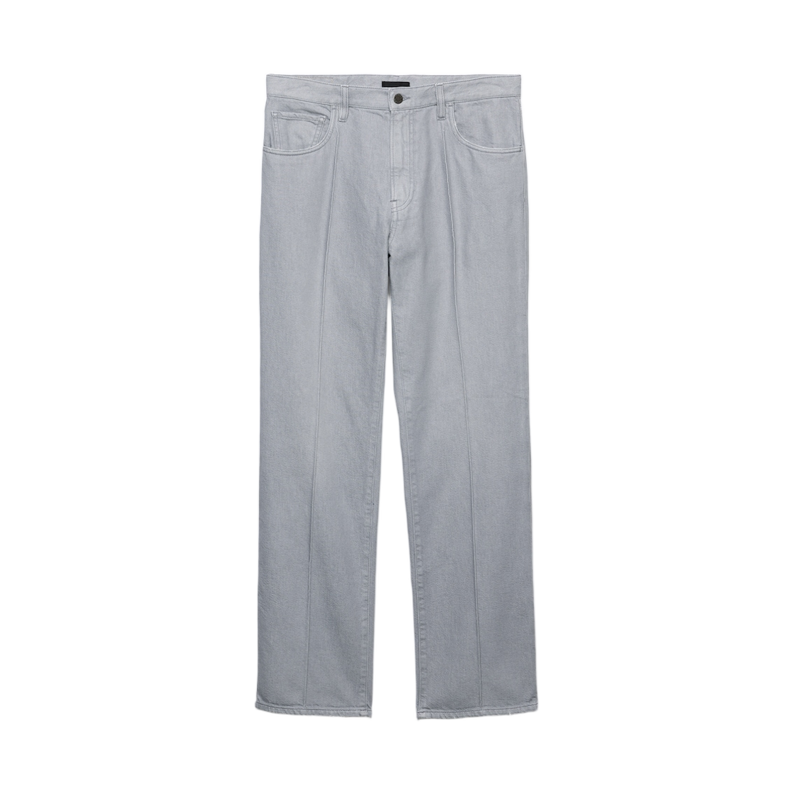 GEP437-18NF-F01AY Prada Five-Pocket Washed Denim Jeans Gray