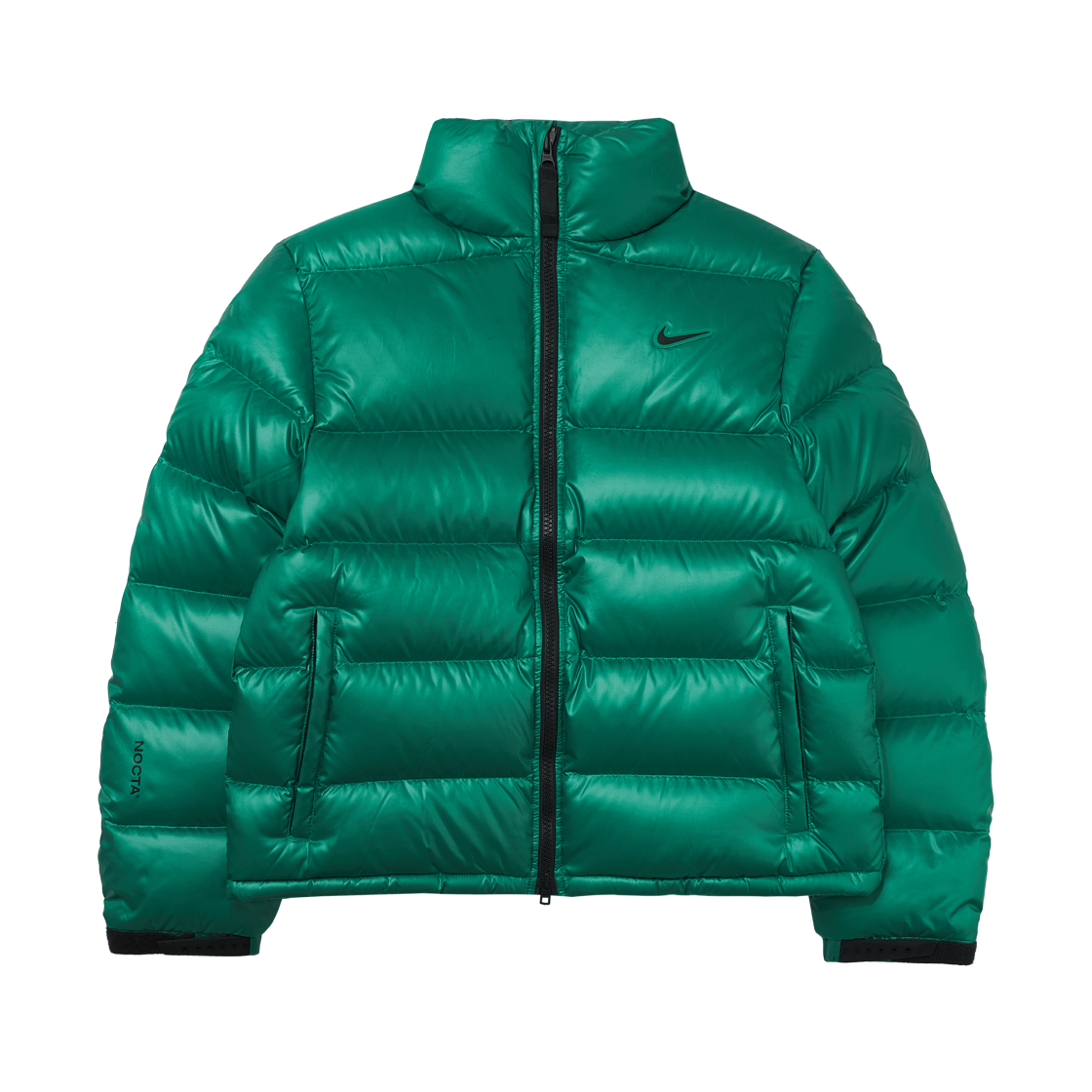 나이키 x 드레이크 녹타 선셋 퍼퍼 자켓 넵튠 그린 블랙 - 아시아(Nike x Drake Nocta Sunset Puffer Jacket Neptune Green Black - Asia)