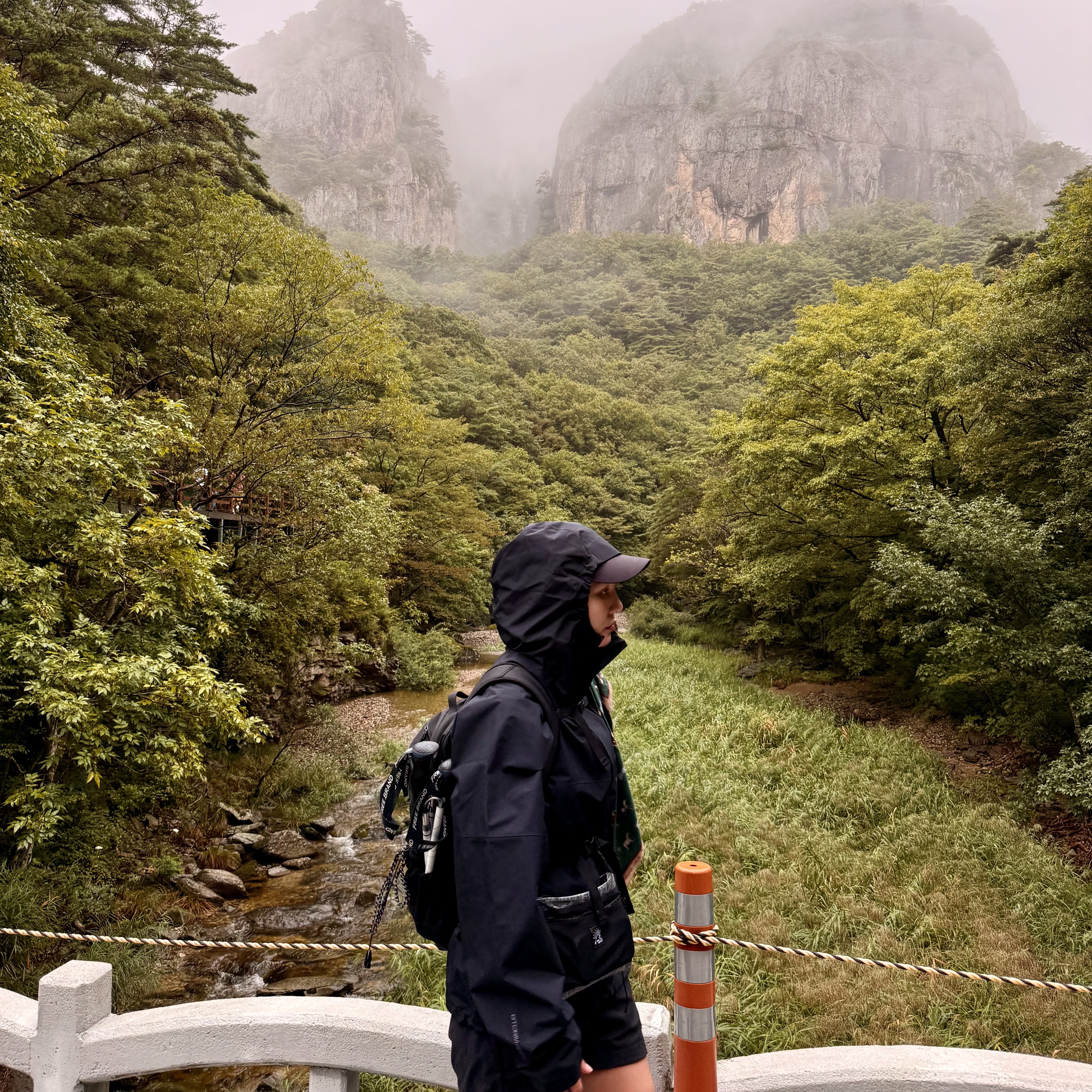 Nike ACG Storm-Fit ADV Cascade Rains Full Zip Jacket Black - Asia, Arc'teryx Mantis 26 Backpack Black 착용 스타일 - 1