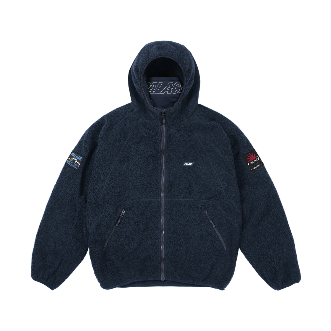 - Palace Getting Higher Therma Fleece Jacket Navy - 25FW