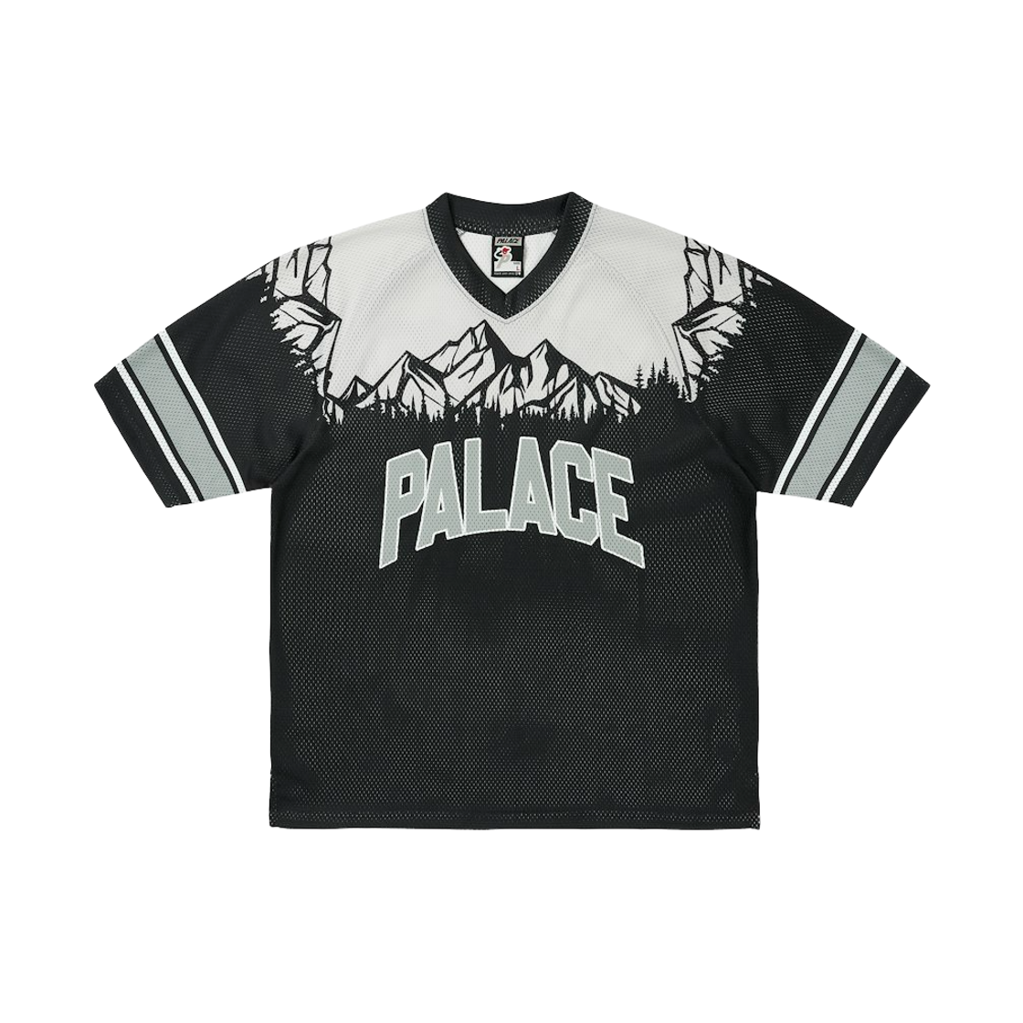 - Palace Peaker Mesh Jersey Black - 25FW