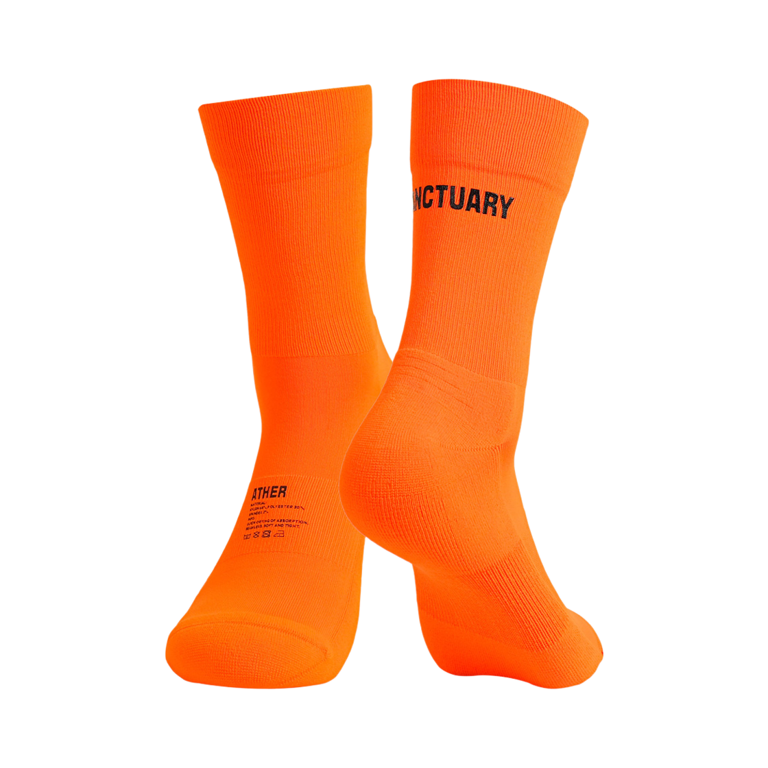 SOCKS 001 TAS Ether Nylon Socks Orange