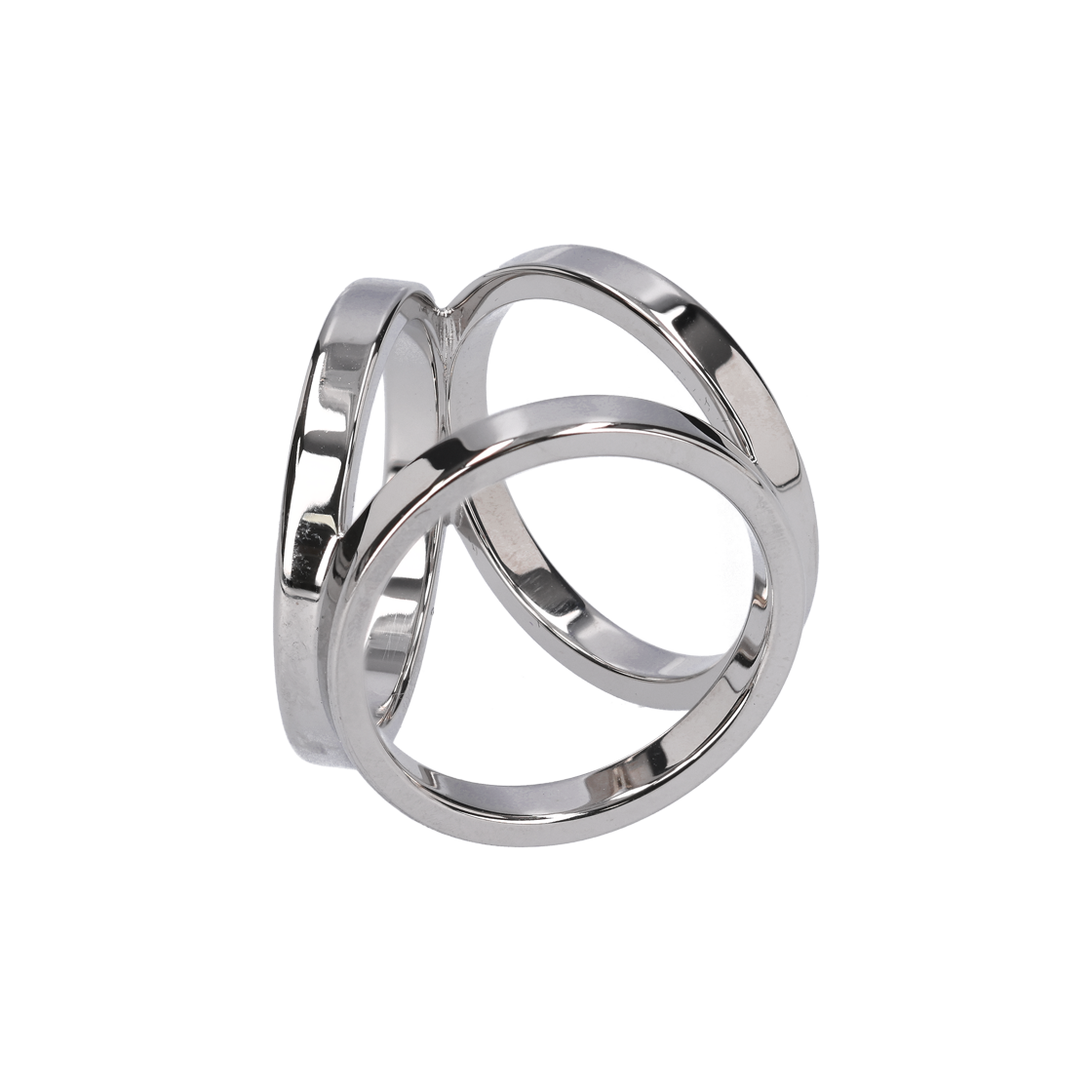 ITTR8K6RMWBJ Hermes Trio Scarf 90 Ring in Palladium Silver