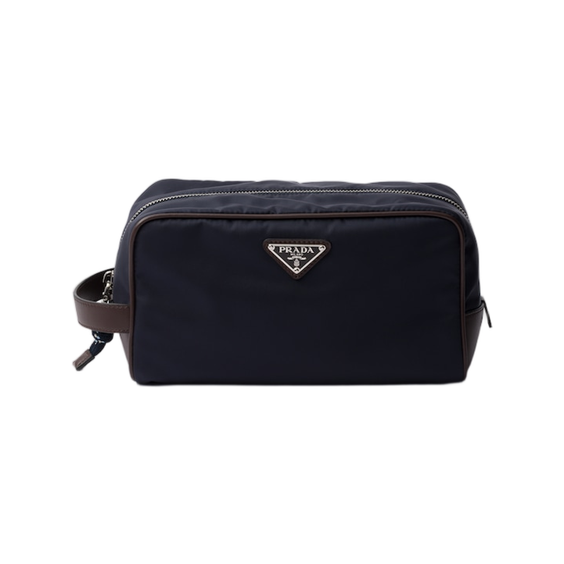 2NA002-2HE1-F0008 Prada Speedrock Re-Nylon and Leather Pouch Navy