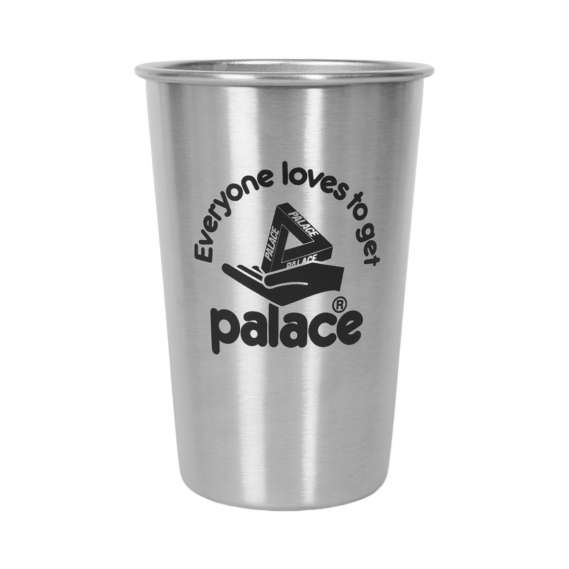 - Palace Hand Out Metal Cup Silver - 25FW