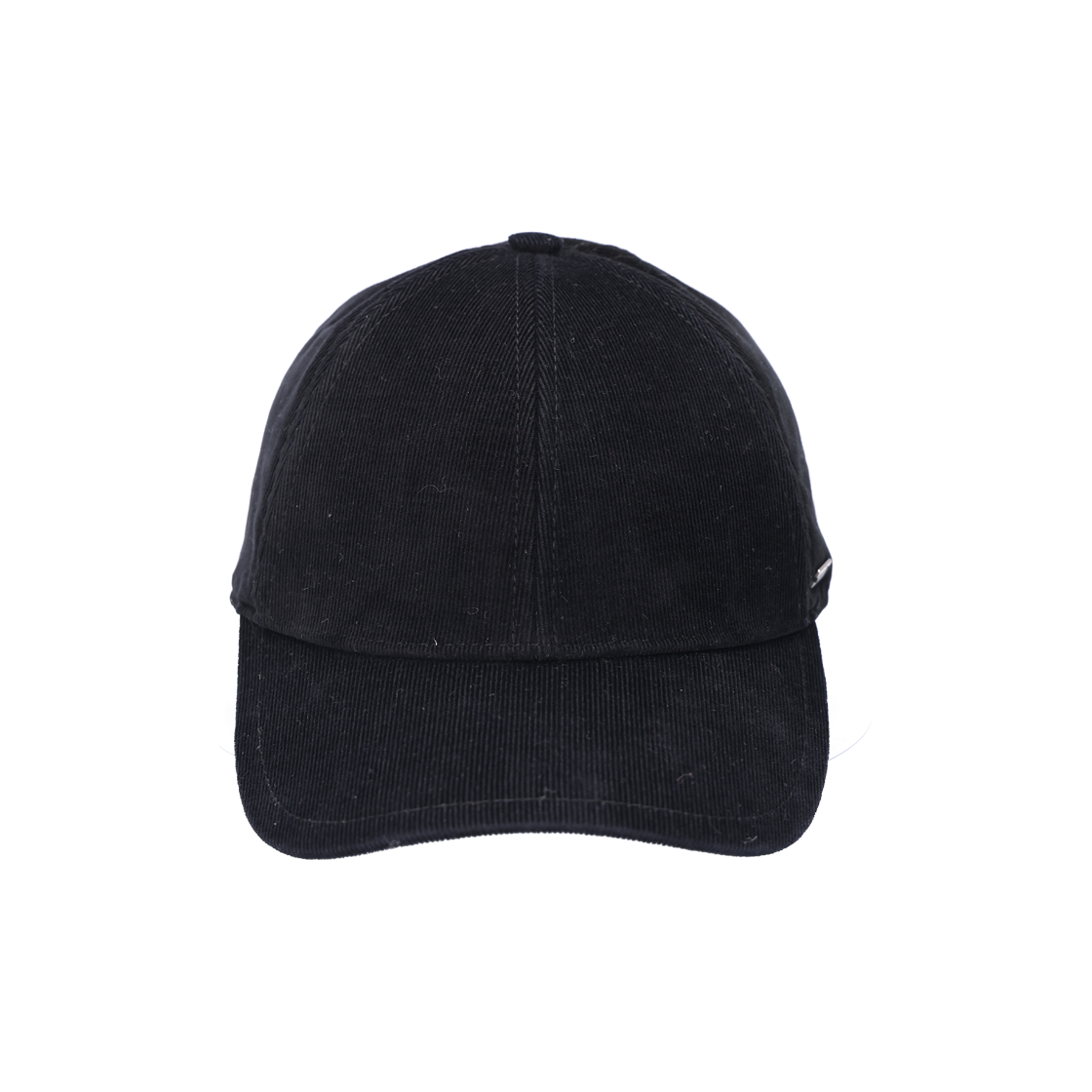 IT6W3OERO5ND Saint Laurent Corduroy Baseball Cap in Black