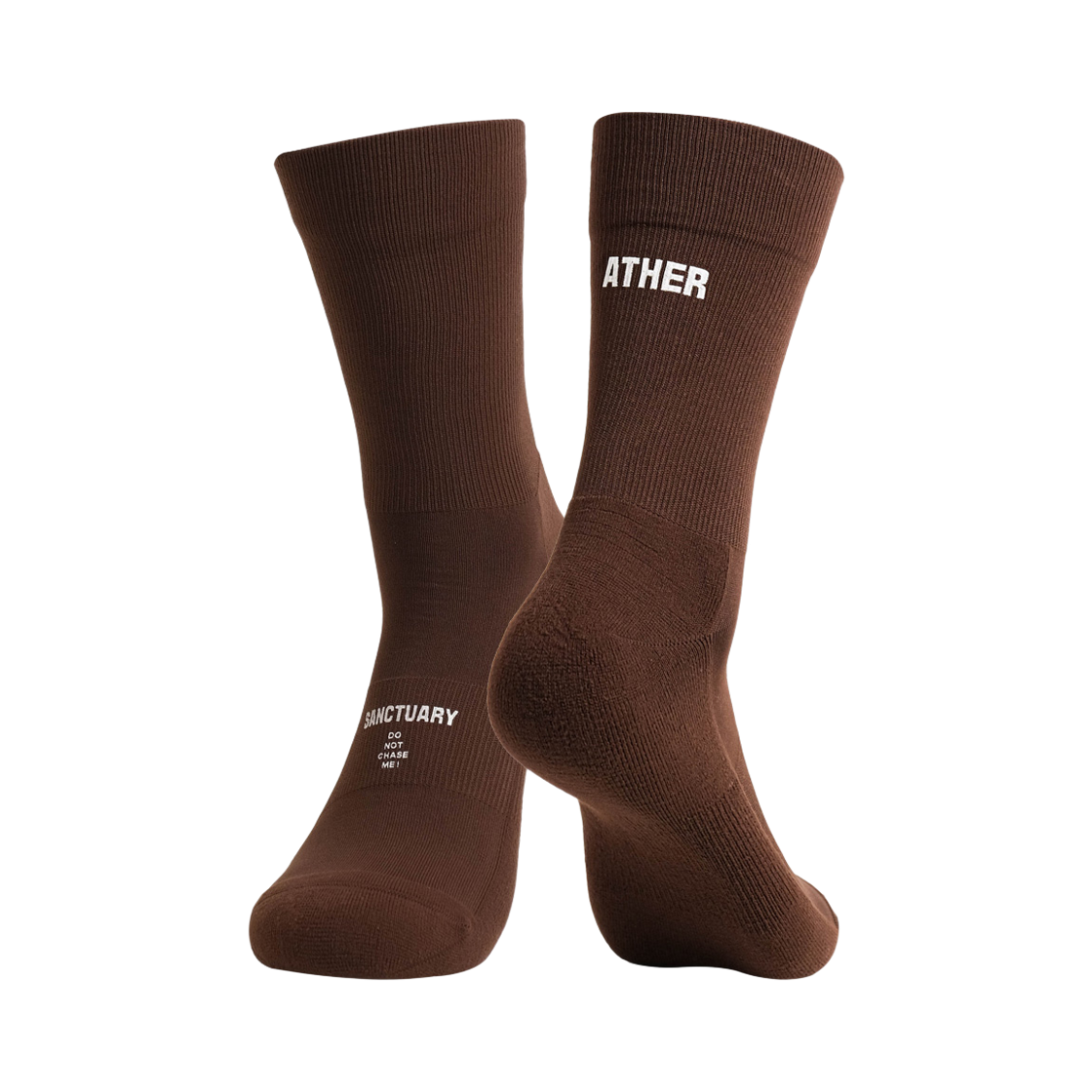 SOCKS 003 TAS Ether Nylon Socks Brown