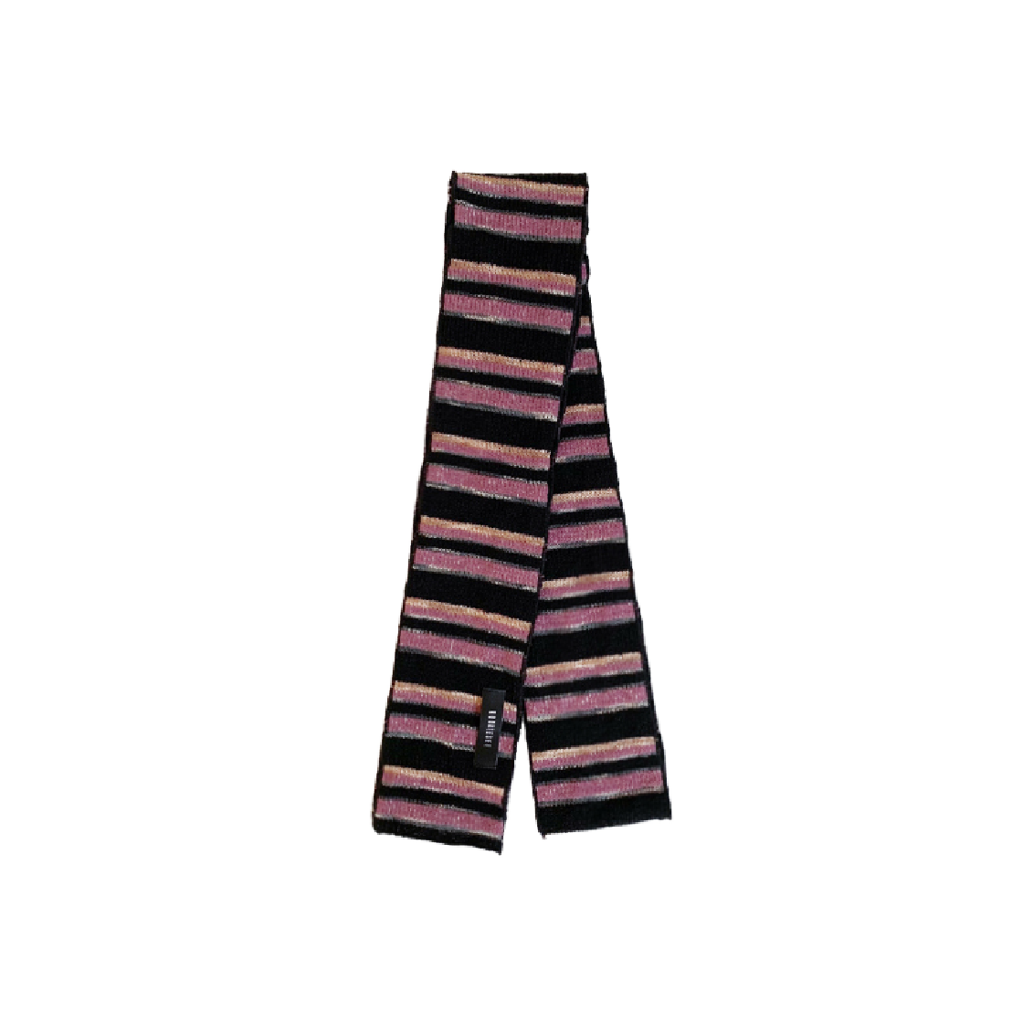KS4CAMF003NO Kookeesee Vintage Stripe Knit Muffler