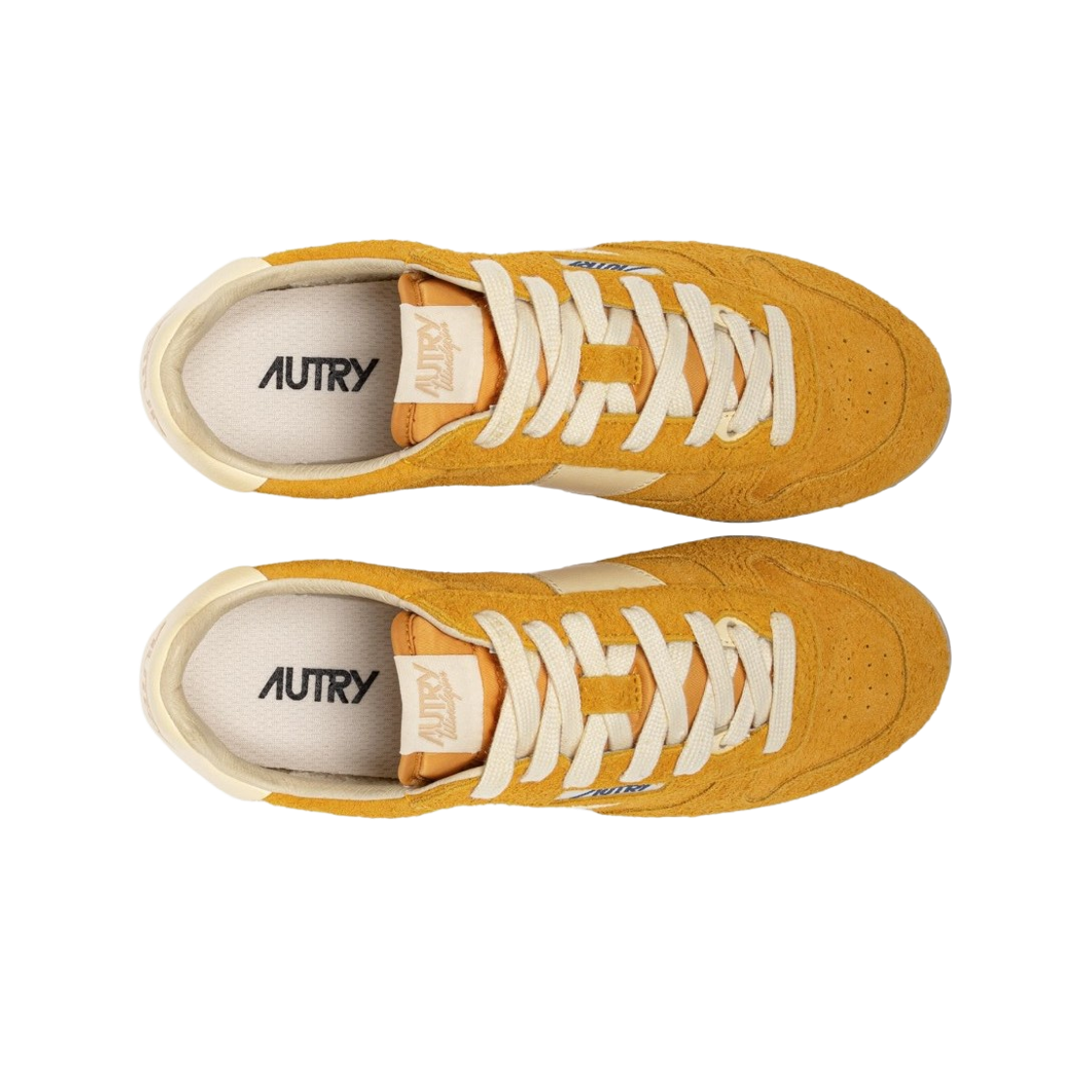 오트리 윈드스핀 스웨이드 레더 스니커즈 미네랄 옐로우 루타바가(Autry Windspin Suede Leather Sneakers Mineral Yellow Rutabaga) - 2