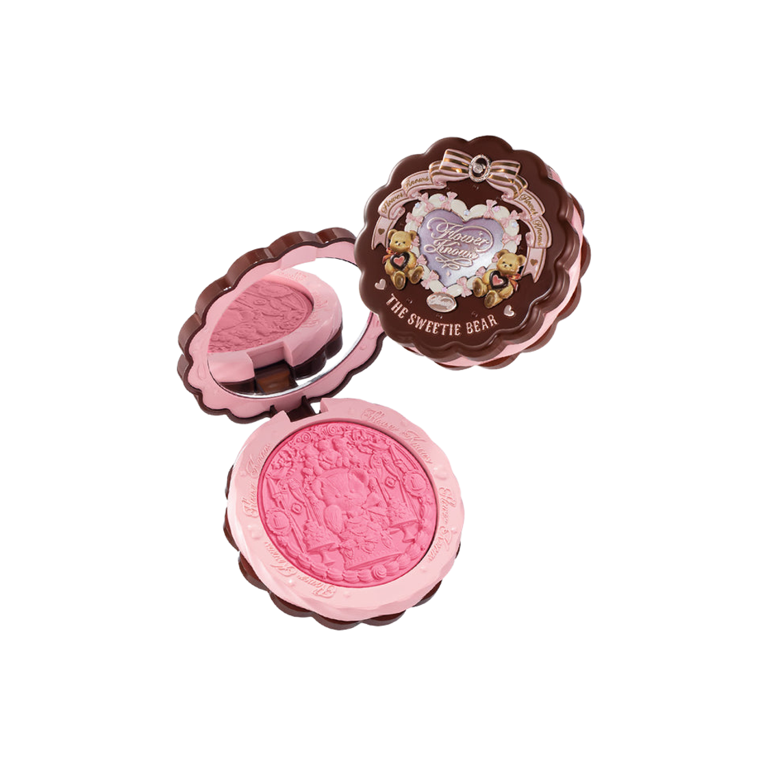 플라워노즈 스위티 베어 컬렉션 실크 새틴 블러셔 04 베리 파르페