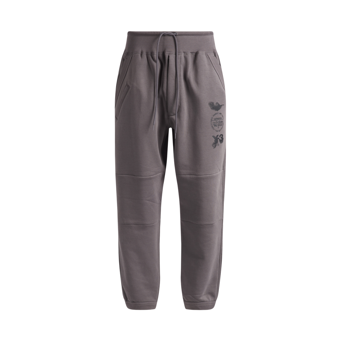 JZ0723 Y-3 Cuffed Track Pants Granite