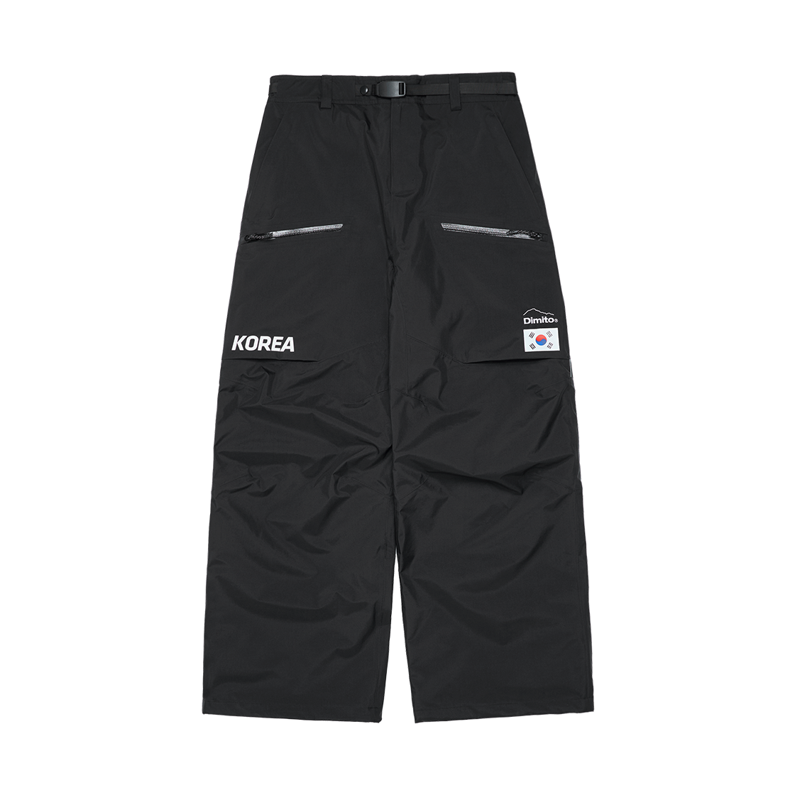 NVST39112 Dimito Team Korea Replica Tactic 2L Pants Wide Fit Lv.1 Black