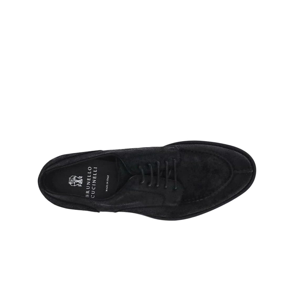 브루넬로 쿠치넬리 오일드 스웨이드 더비 블랙(Brunello Cucinelli Oiled Suede Derbys Black) - 2